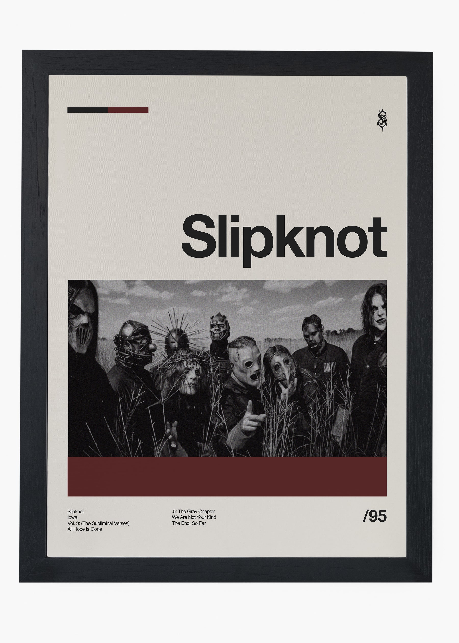 Quadro Slipknot Banda