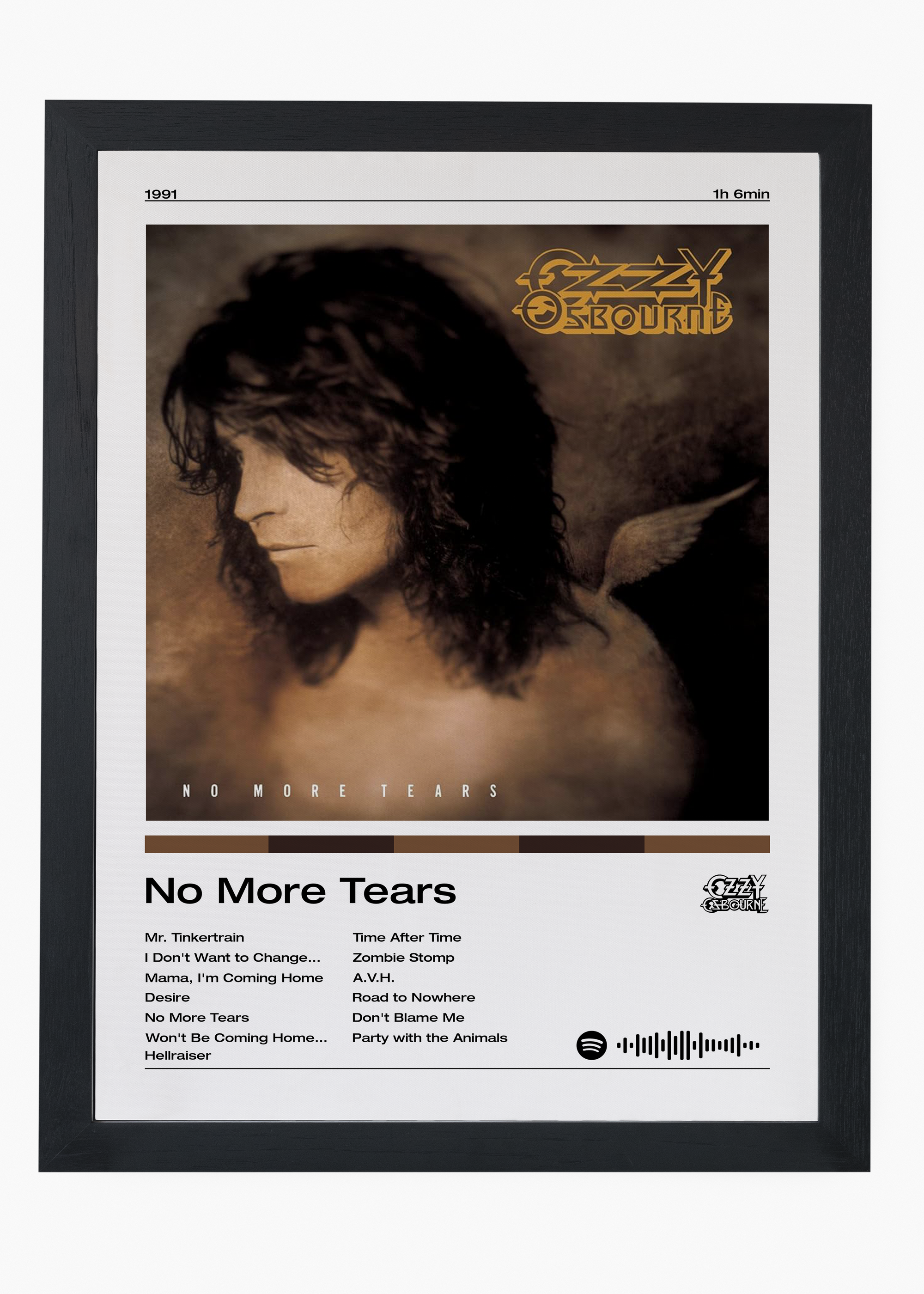 Quadro Ozzy Osbourne No More Tears - 4