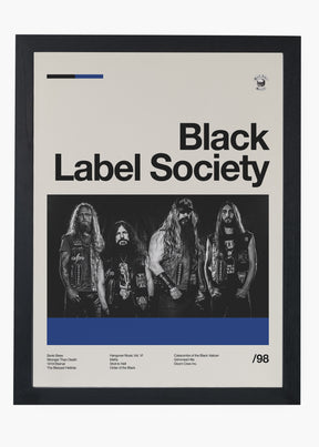 Quadro Black Label Society Banda