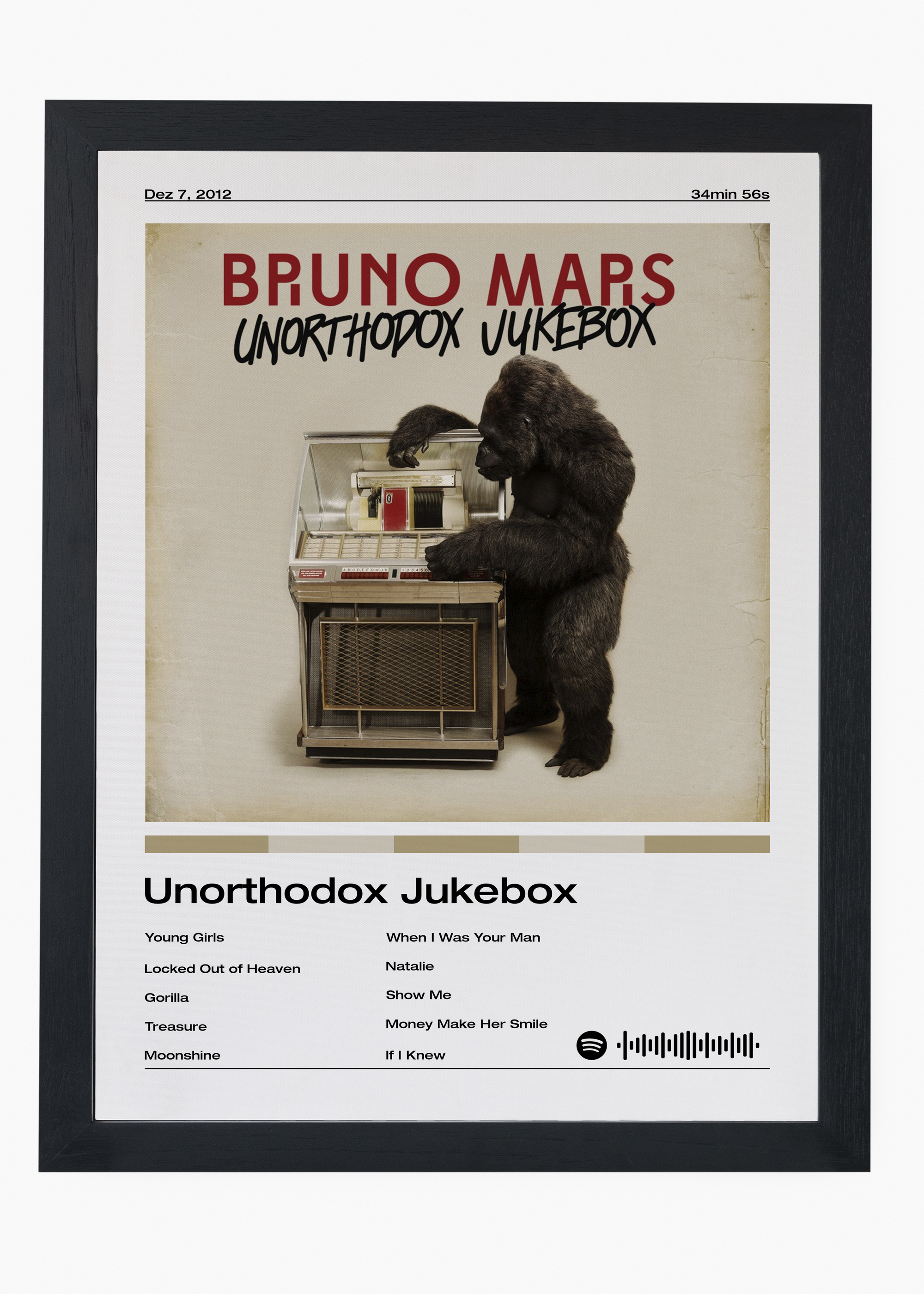 Quadro Bruno Mars Unorthodox Jukebox - 4
