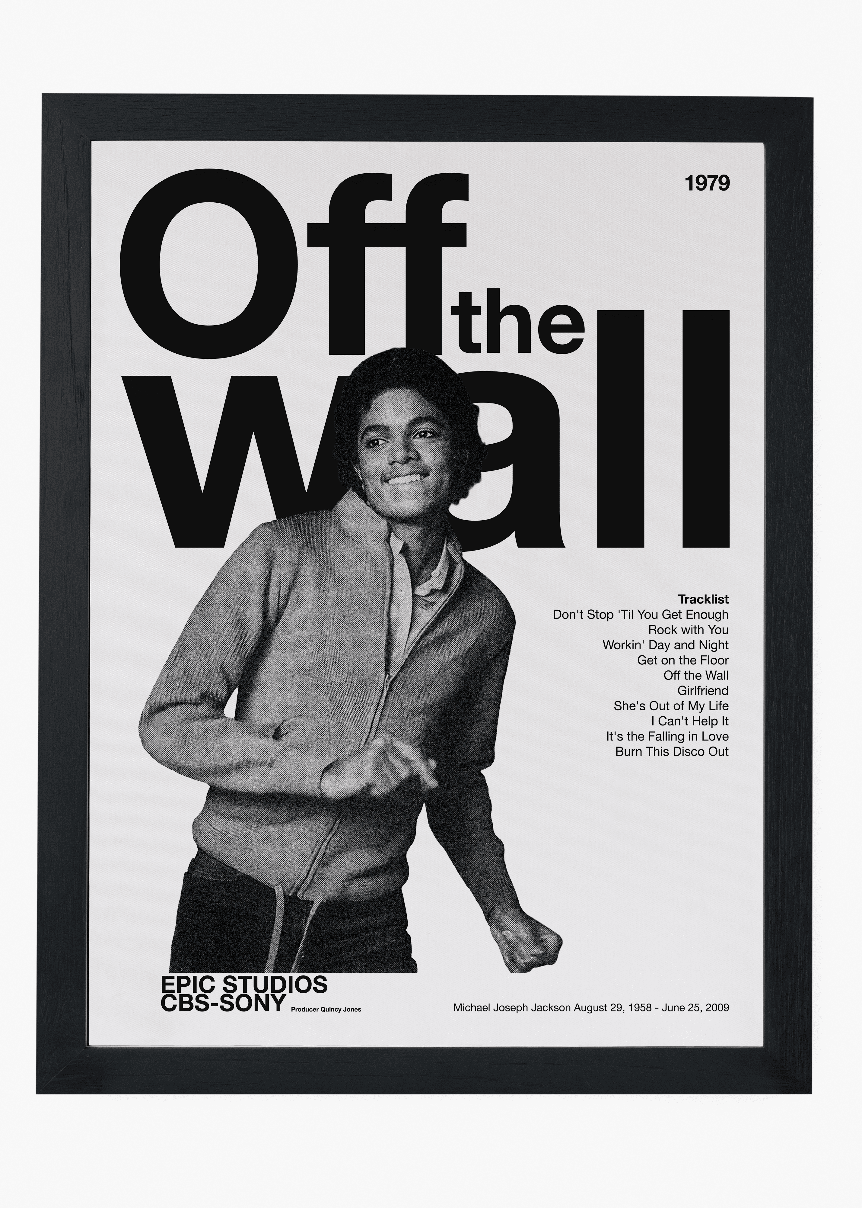 Quadro Michael Jackson Off The Wall