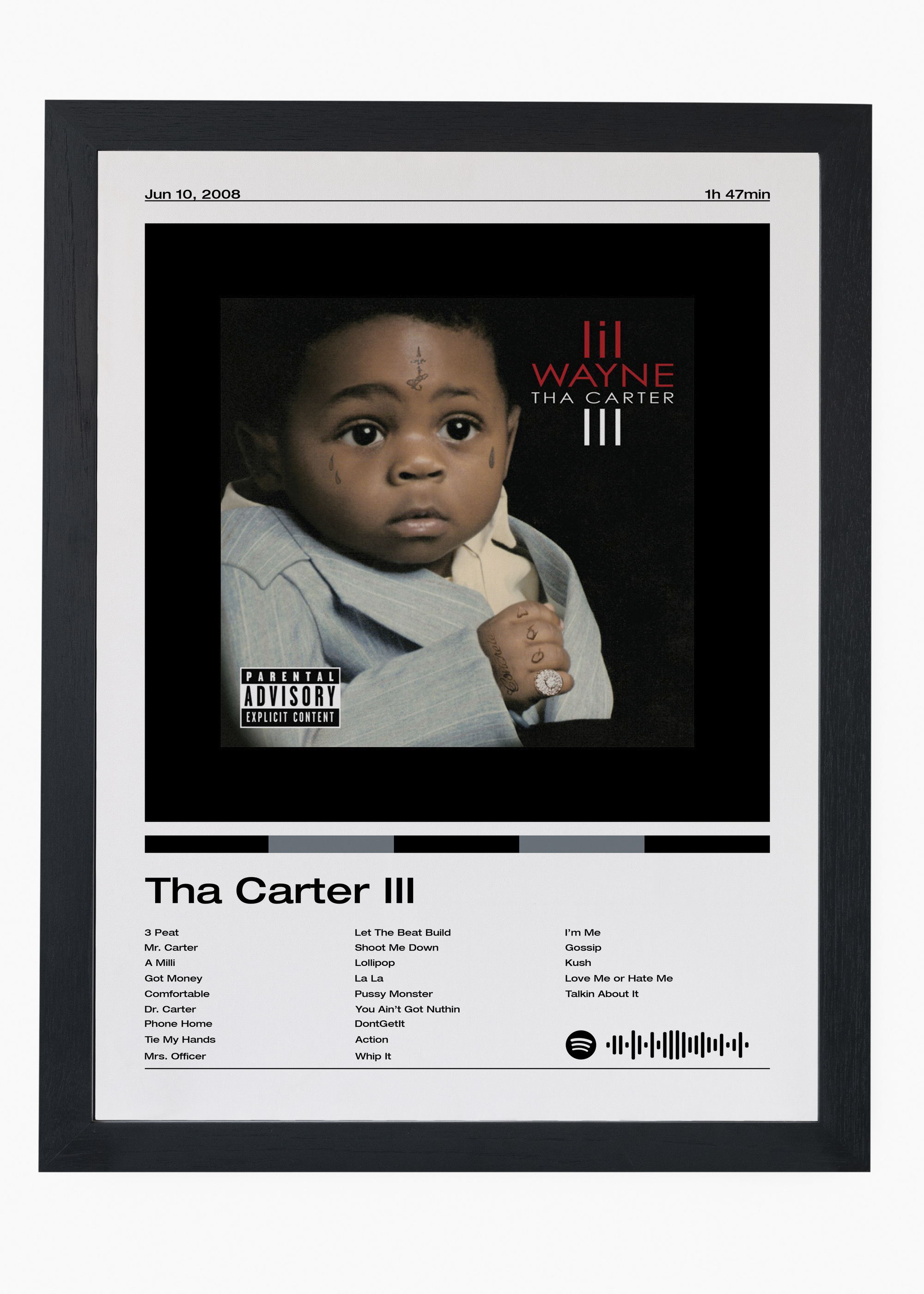 Quadro Lil Wayne Tha Carter III - 4