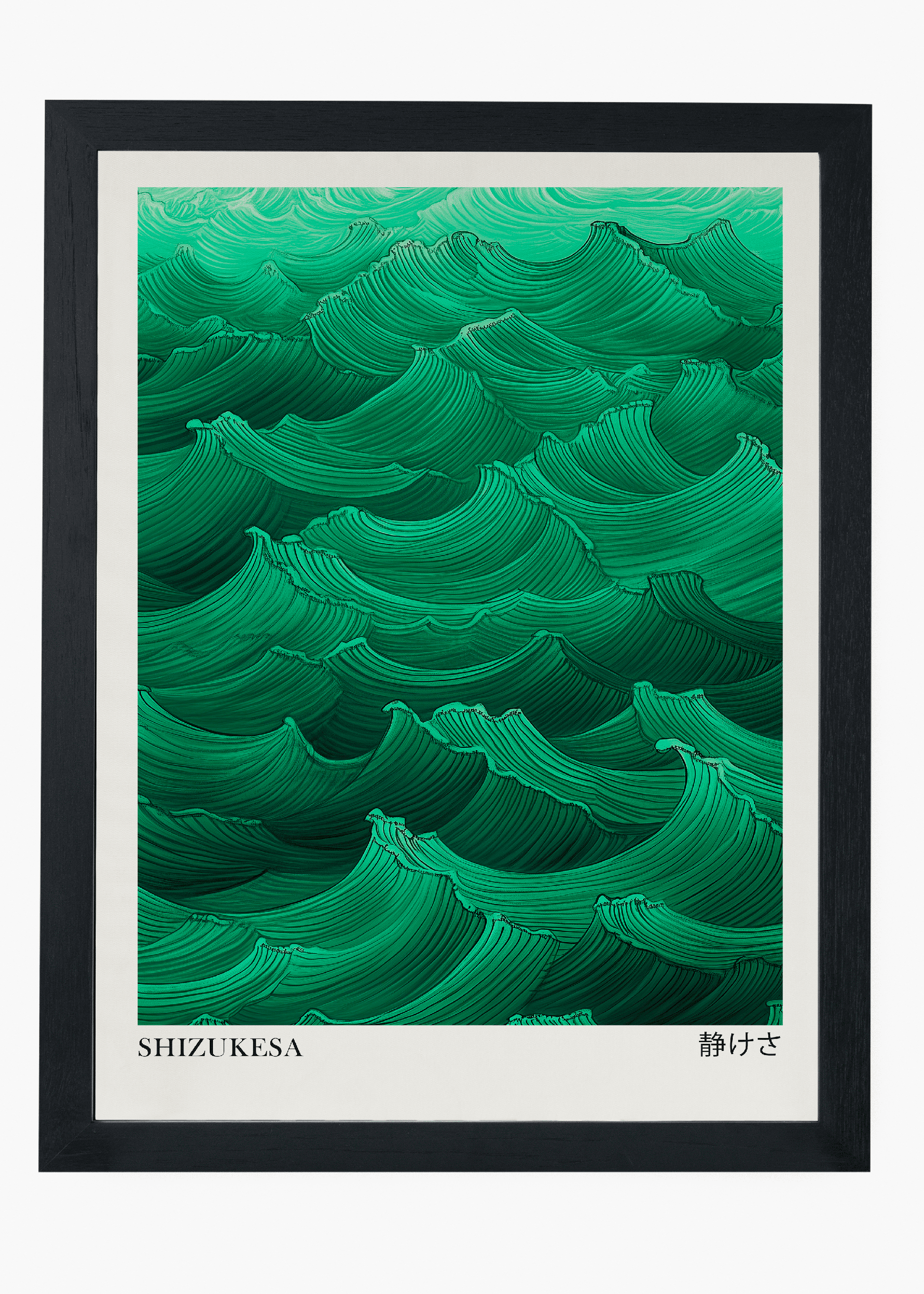 Quadro Japones Green Sea - 4