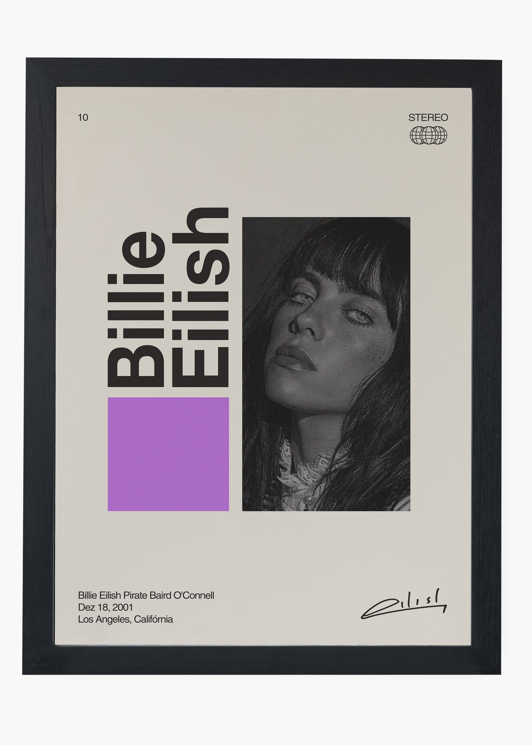 Quadro Signature Billie Eilish