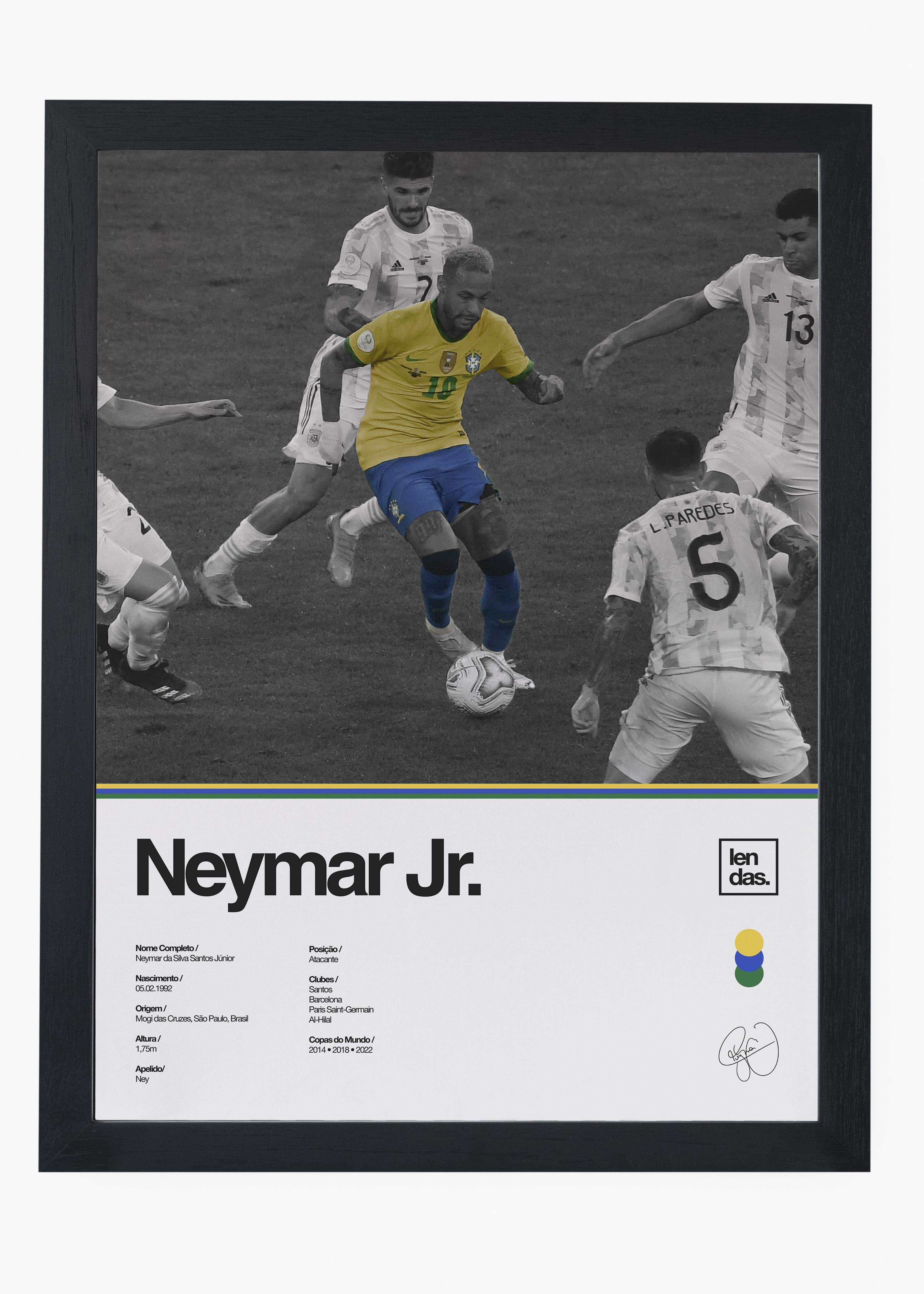 Quadro Neymar V5
