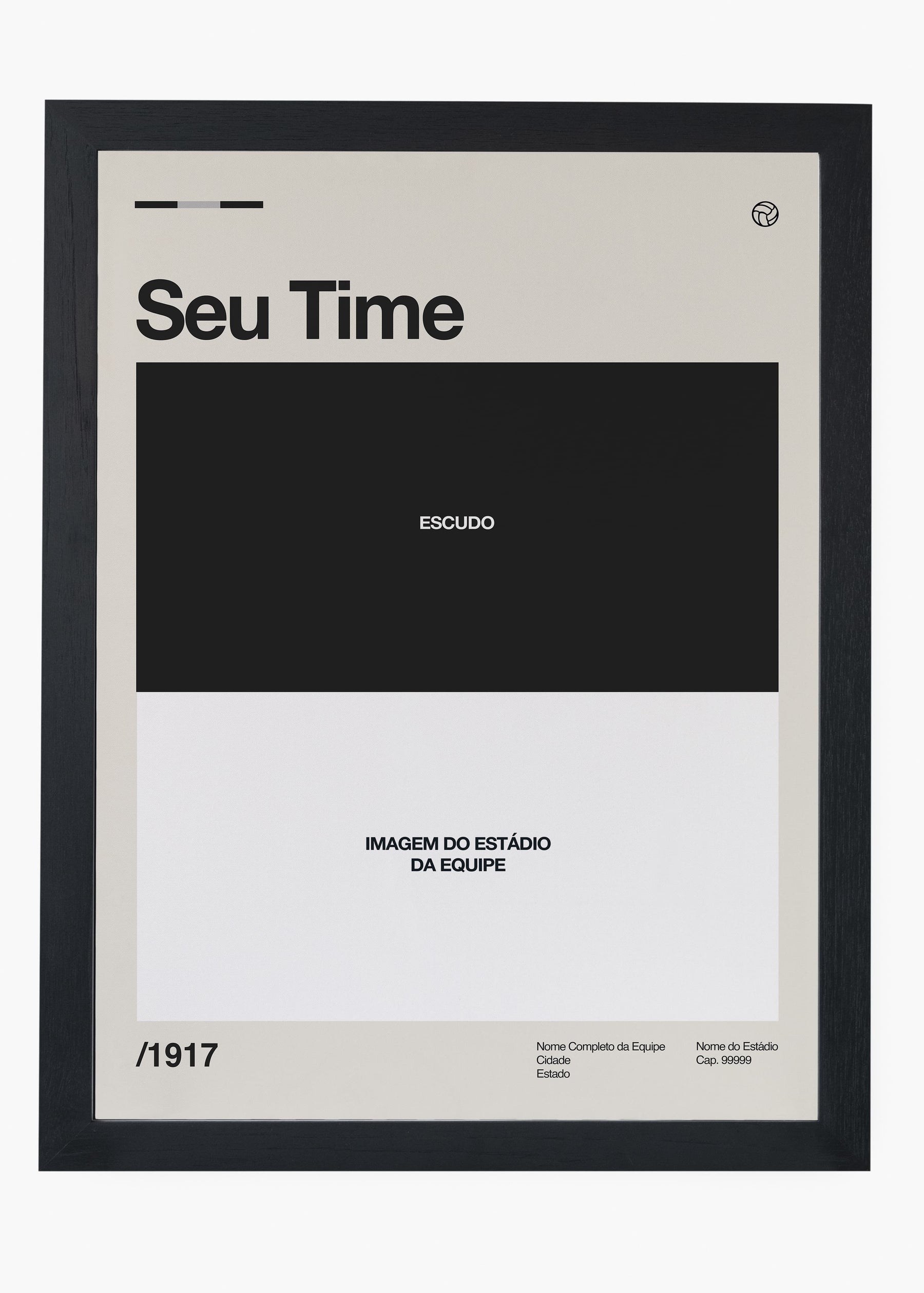 Quadro Personalizável - Times