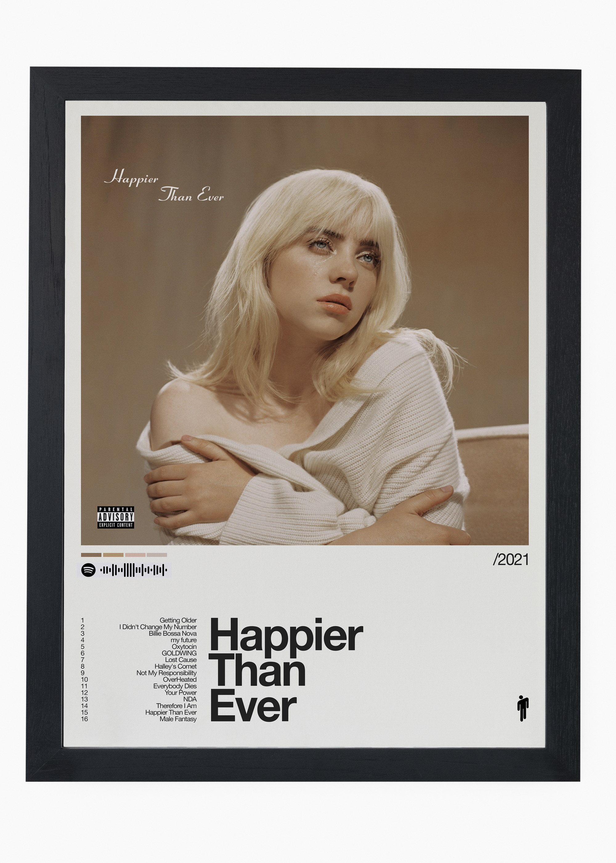 Quadro Billie Eilish Happier Than Ever II - 4