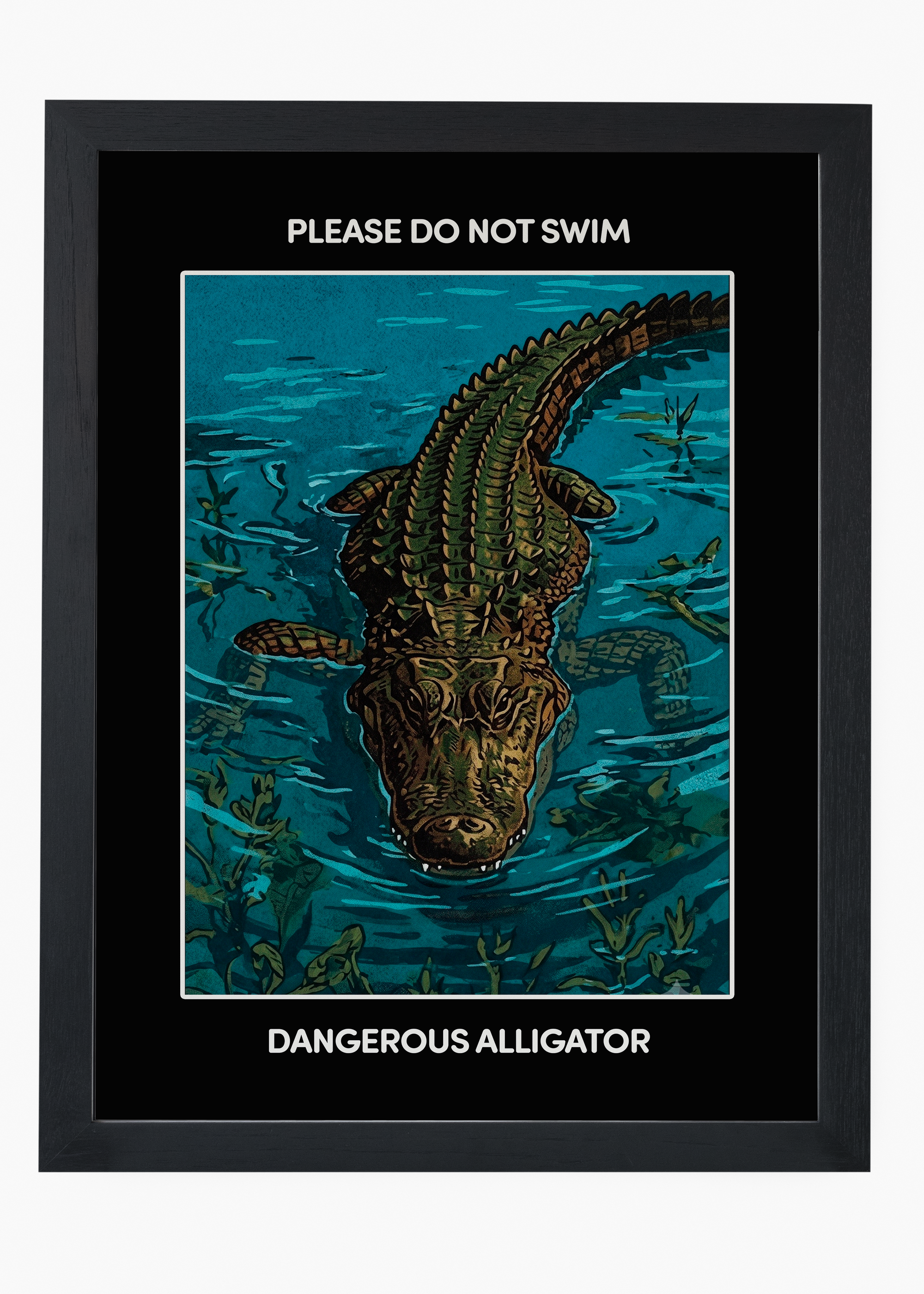 Quadro Do Not Swim - 4