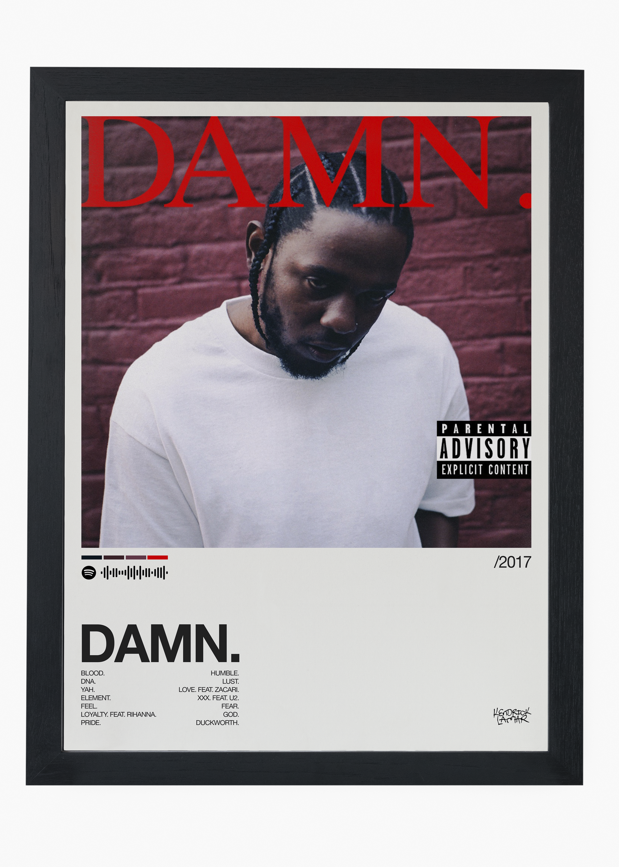 Quadro Kendrick Lamar DAMN II - 4