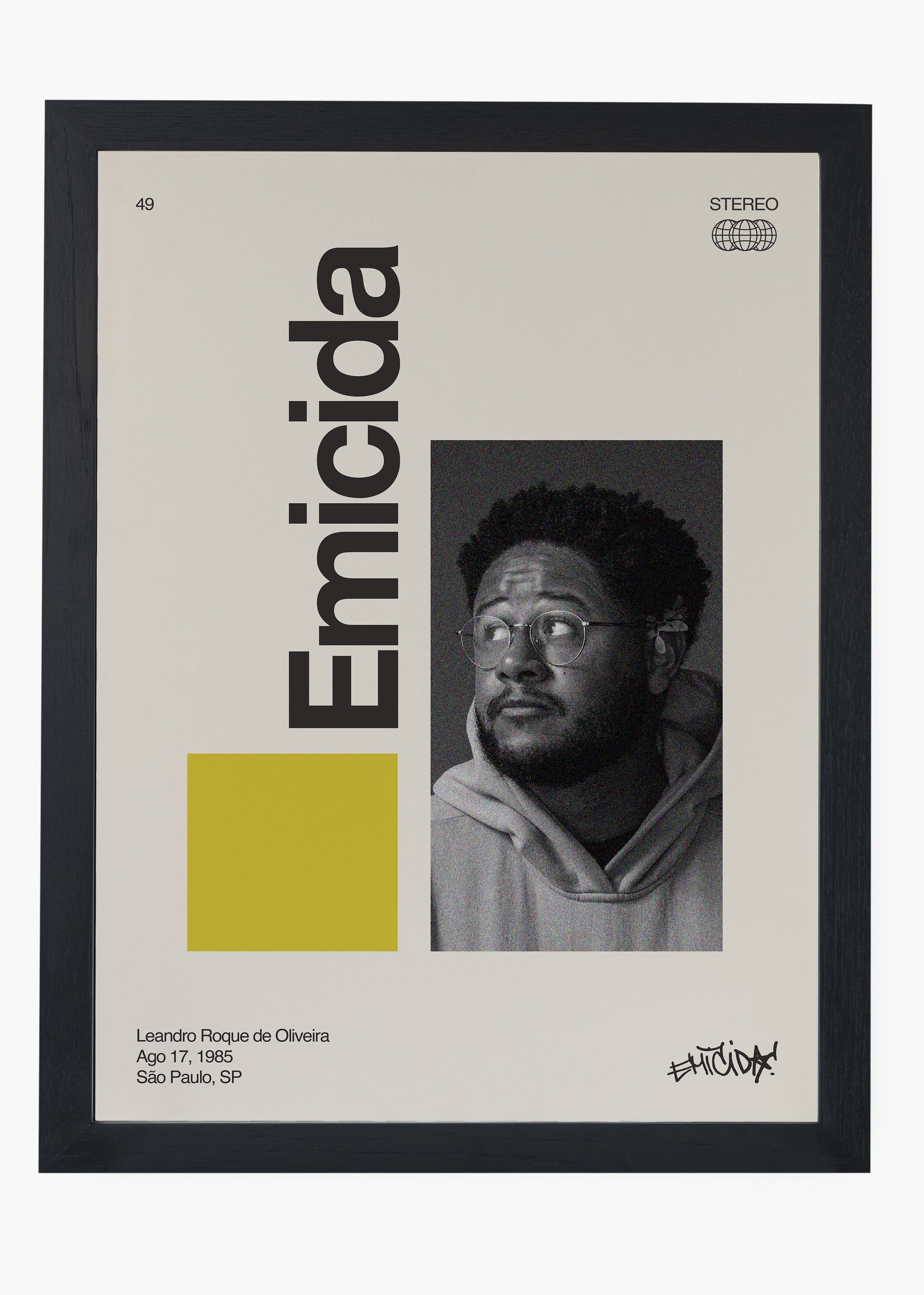 Quadro Signature Emicida