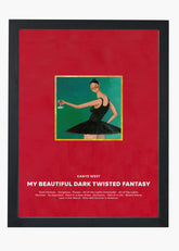 Quadro Kanye West My Beautiful Dark Twisted Fantasy Capa