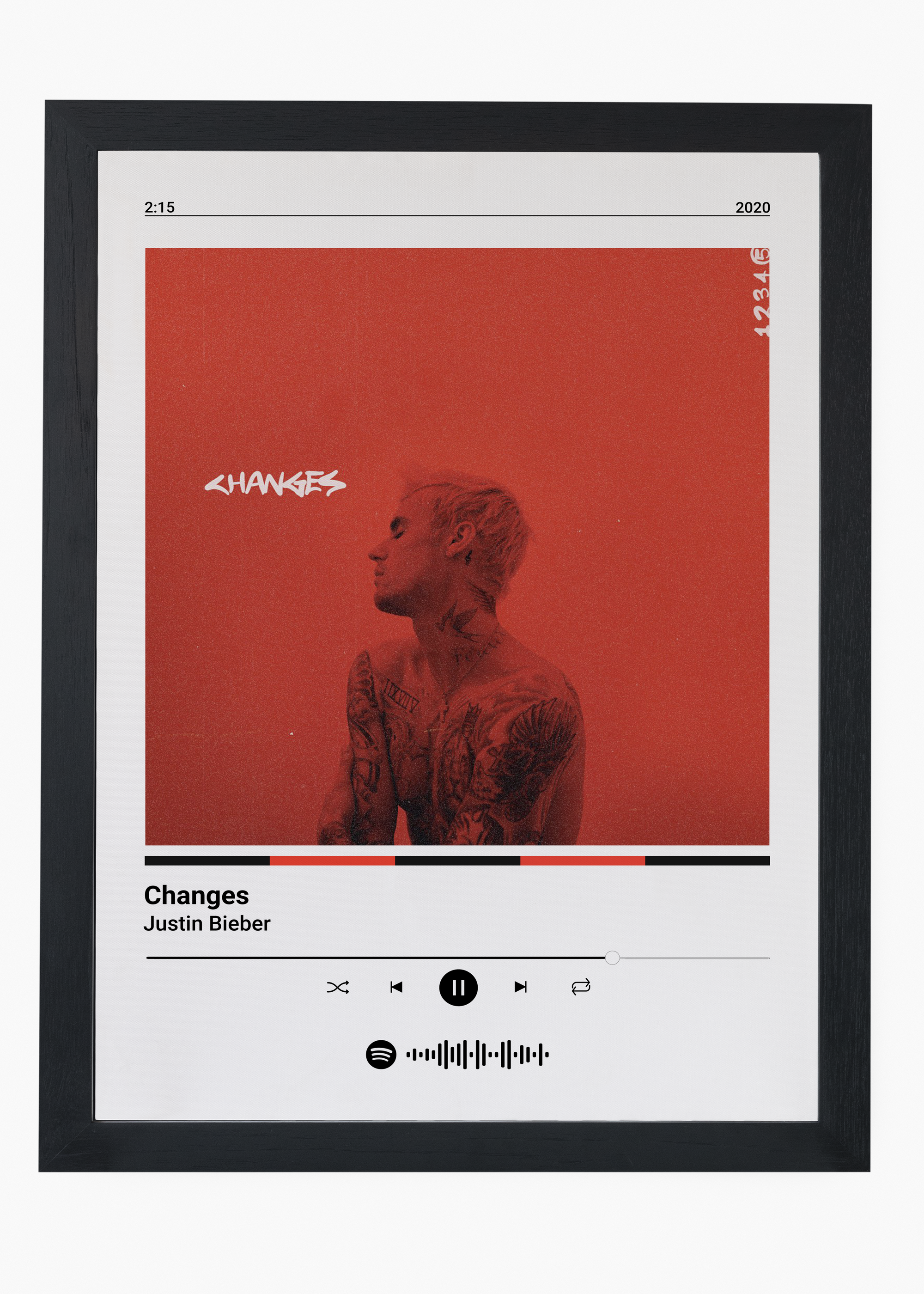 Quadro Justin Bieber Changes - 4