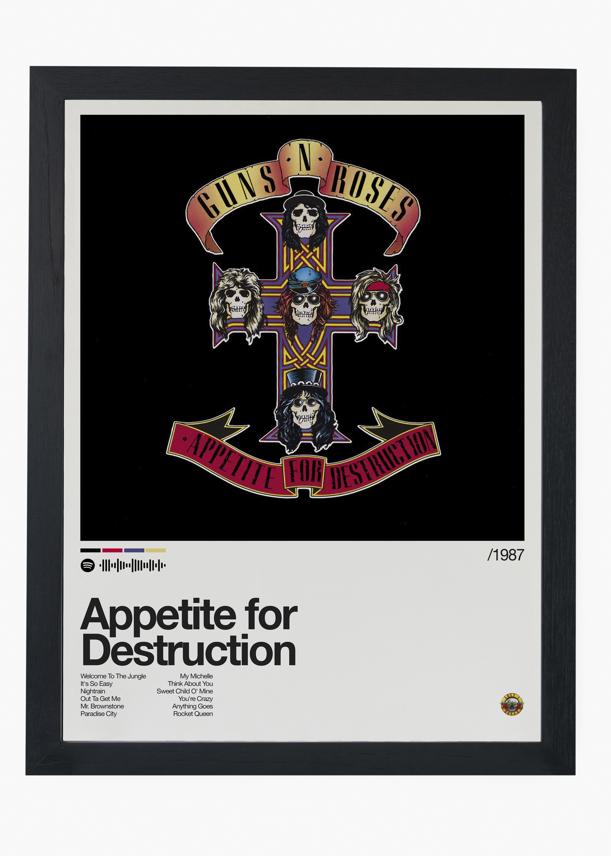 Quadro Guns n' Roses Appetite for Destruction II - 4