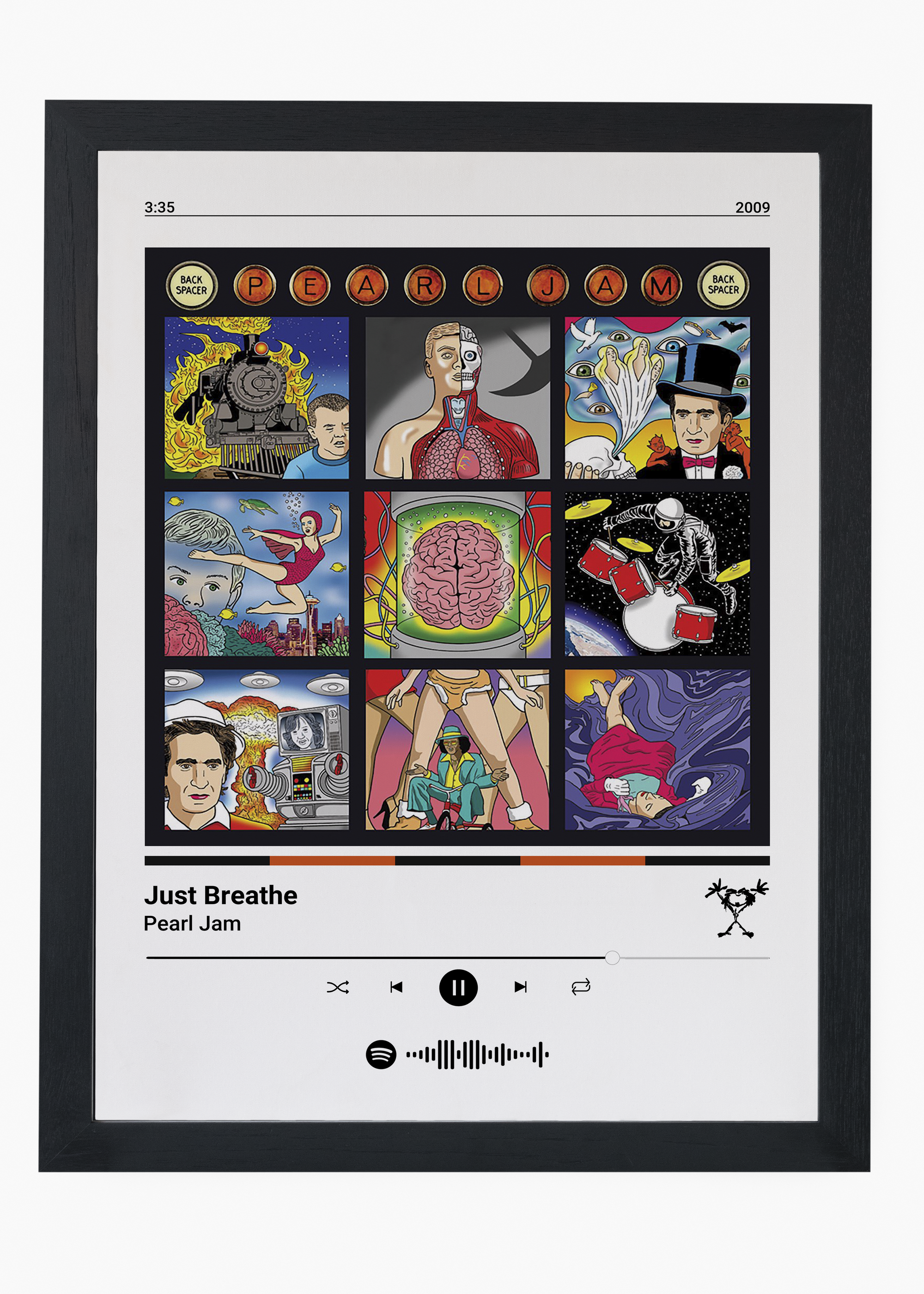 Quadro Pearl Jam Just Breathe - 4