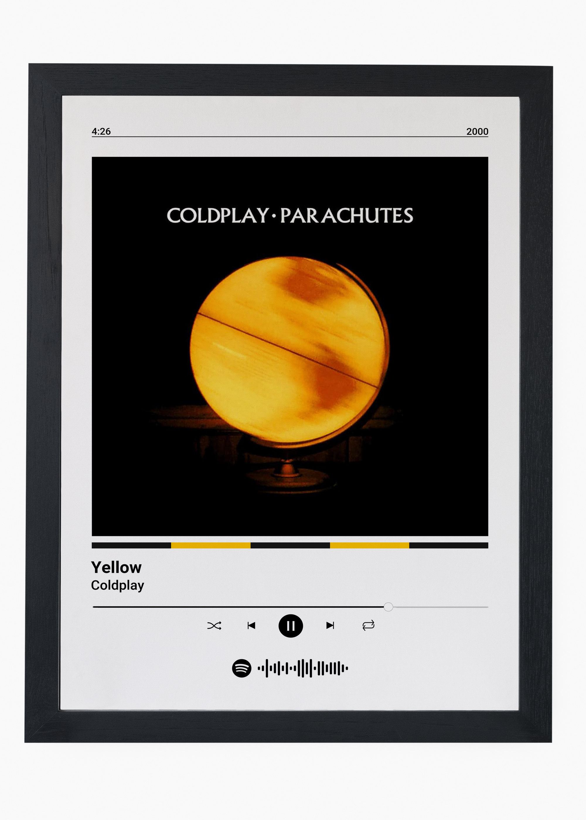Quadro Coldplay Yellow - 4