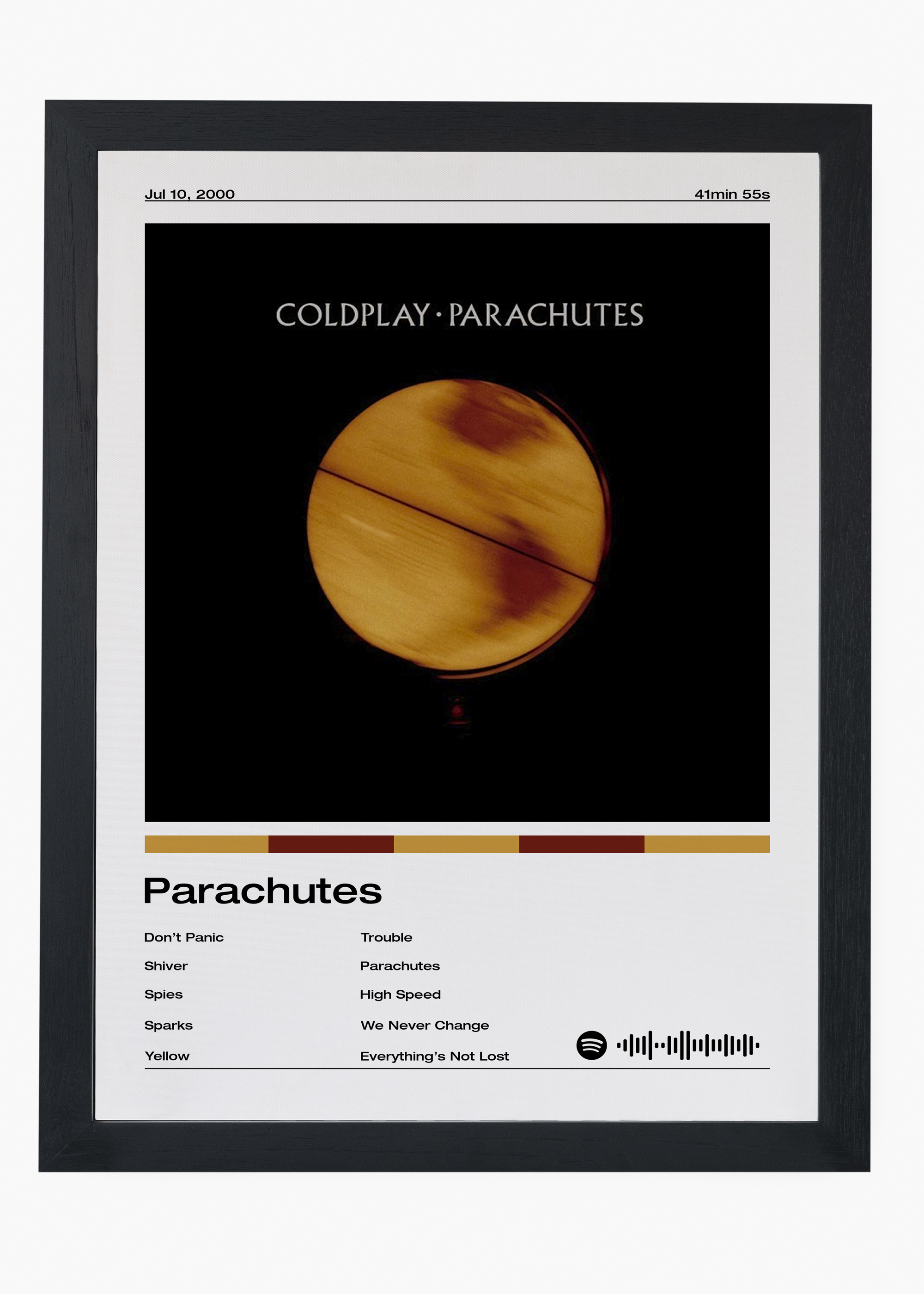 Quadro Coldplay Parachutes - 4