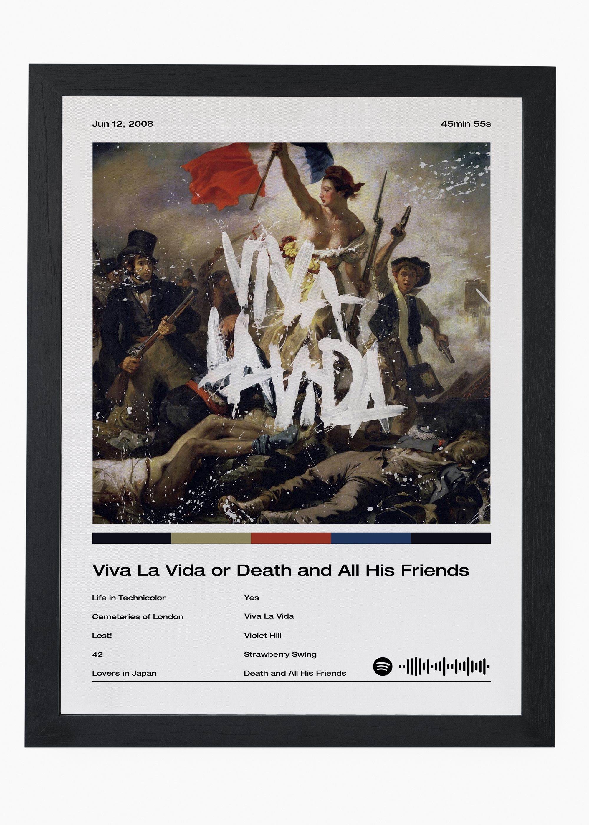 Quadro Coldplay Viva La Vida Or Death and All Hist Friends - 4