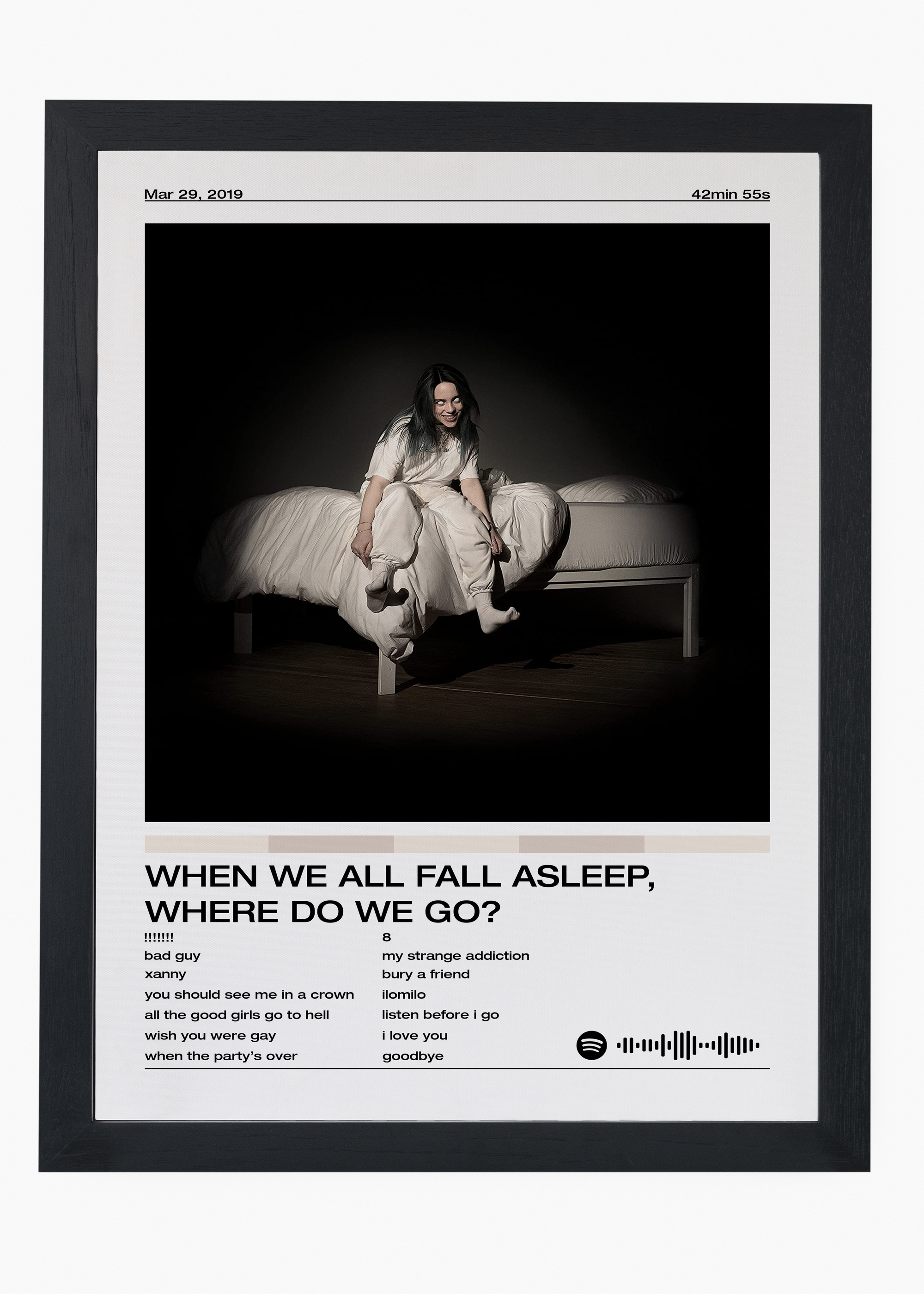 Quadro Billie Eilish When We All Fall Asleep - 4