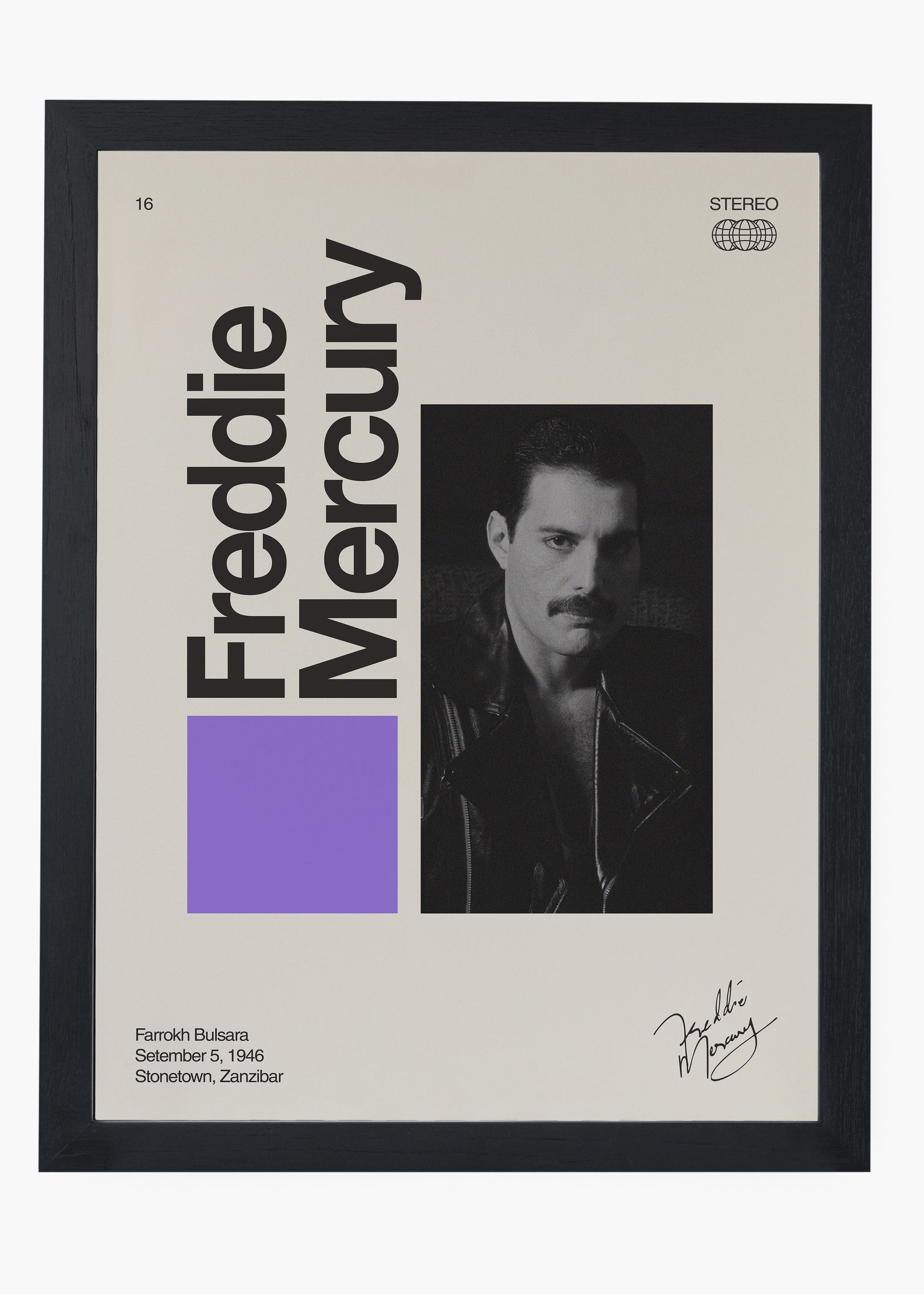 Quadro Signature Freddie Mercury
