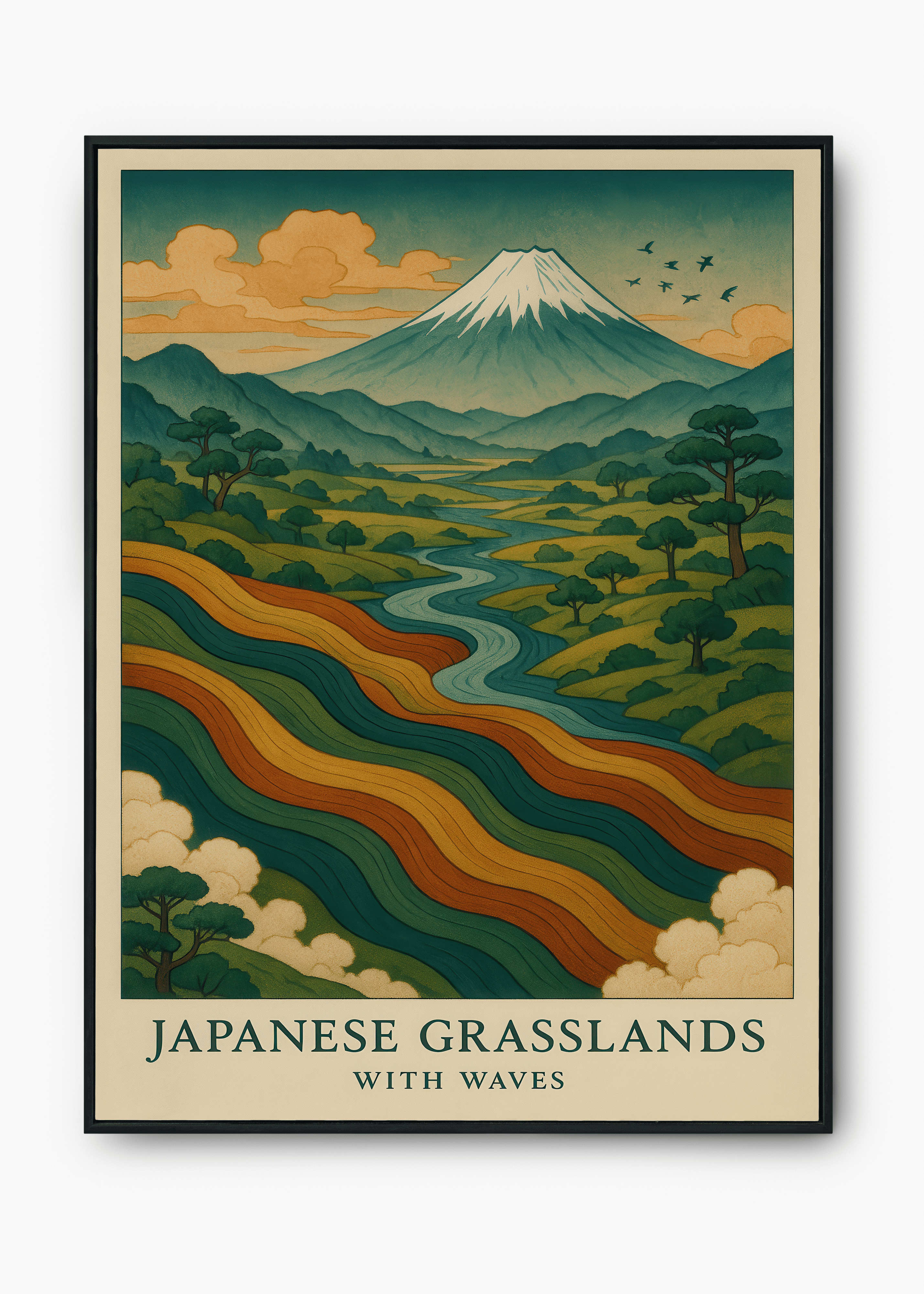 Quadro Japonês Kawa Dreams