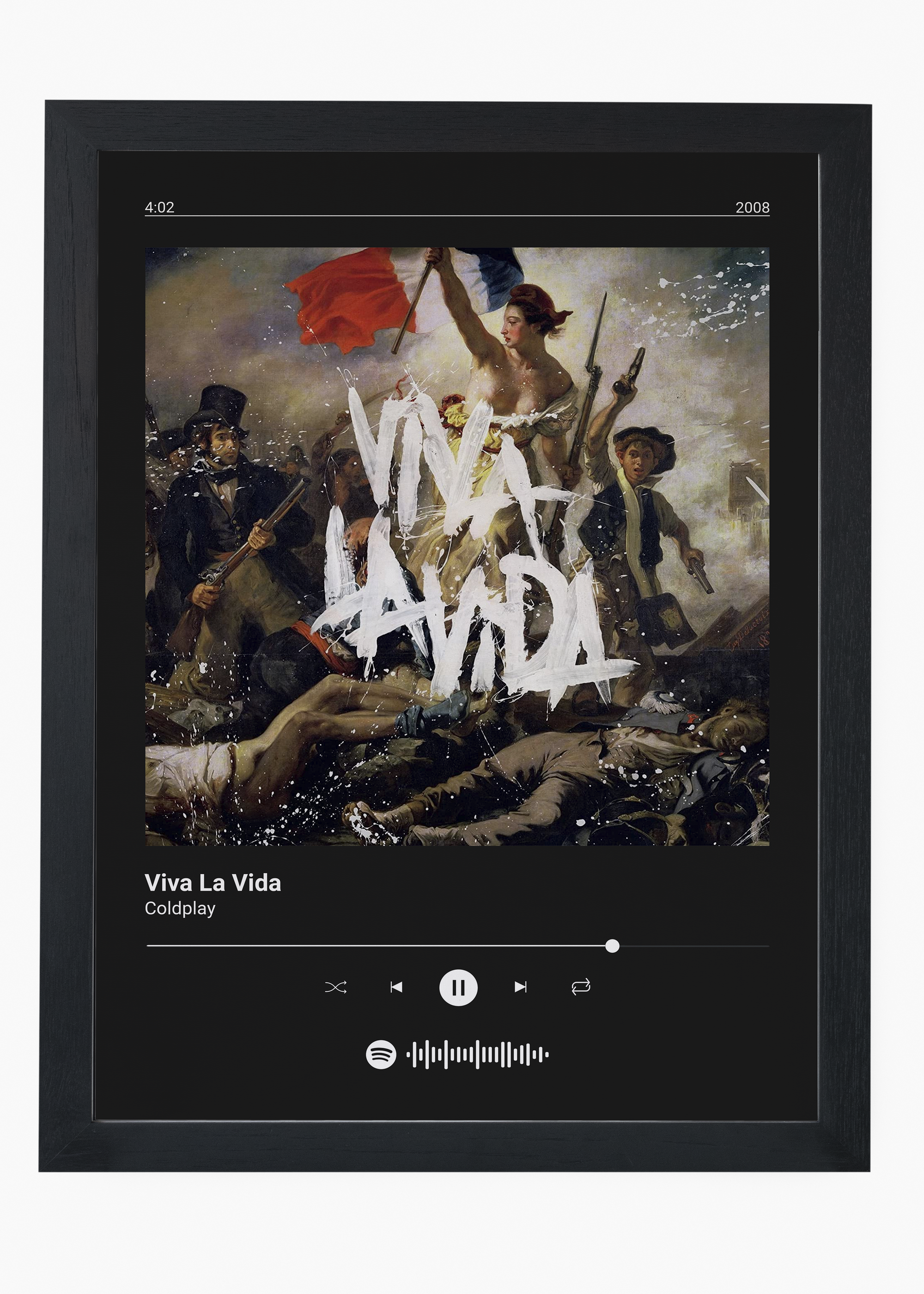 Quadro Coldplay Viva La Vida - 4