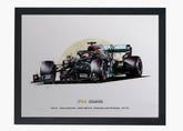 Quadro Lewis Hamilton 2020 World Champion