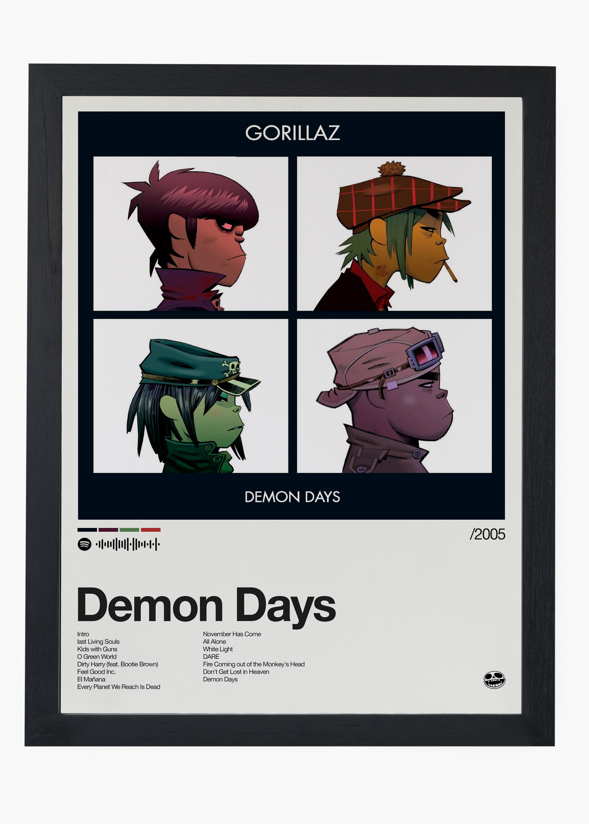 Quadro Gorillaz Demon Days II - 4