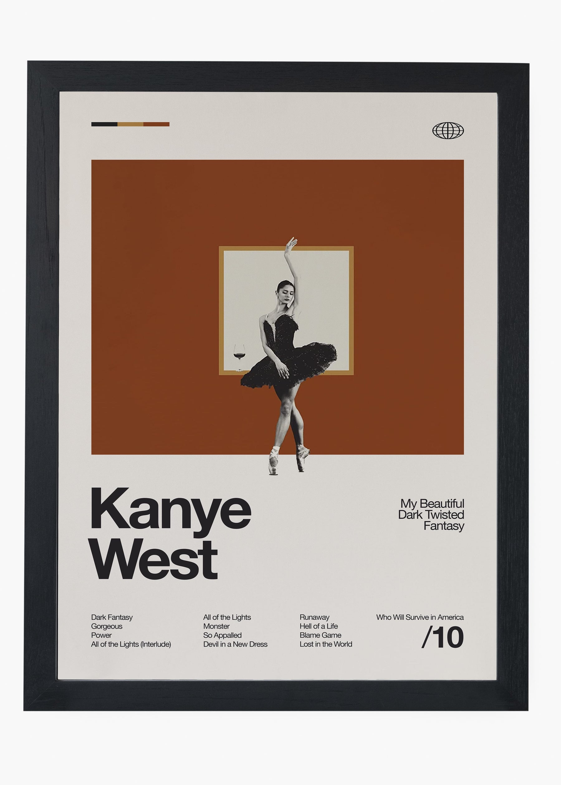 Quadro Kanye West My Beautiful Dark