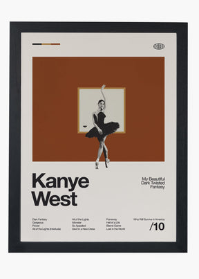 Quadro Kanye West My Beautiful Dark