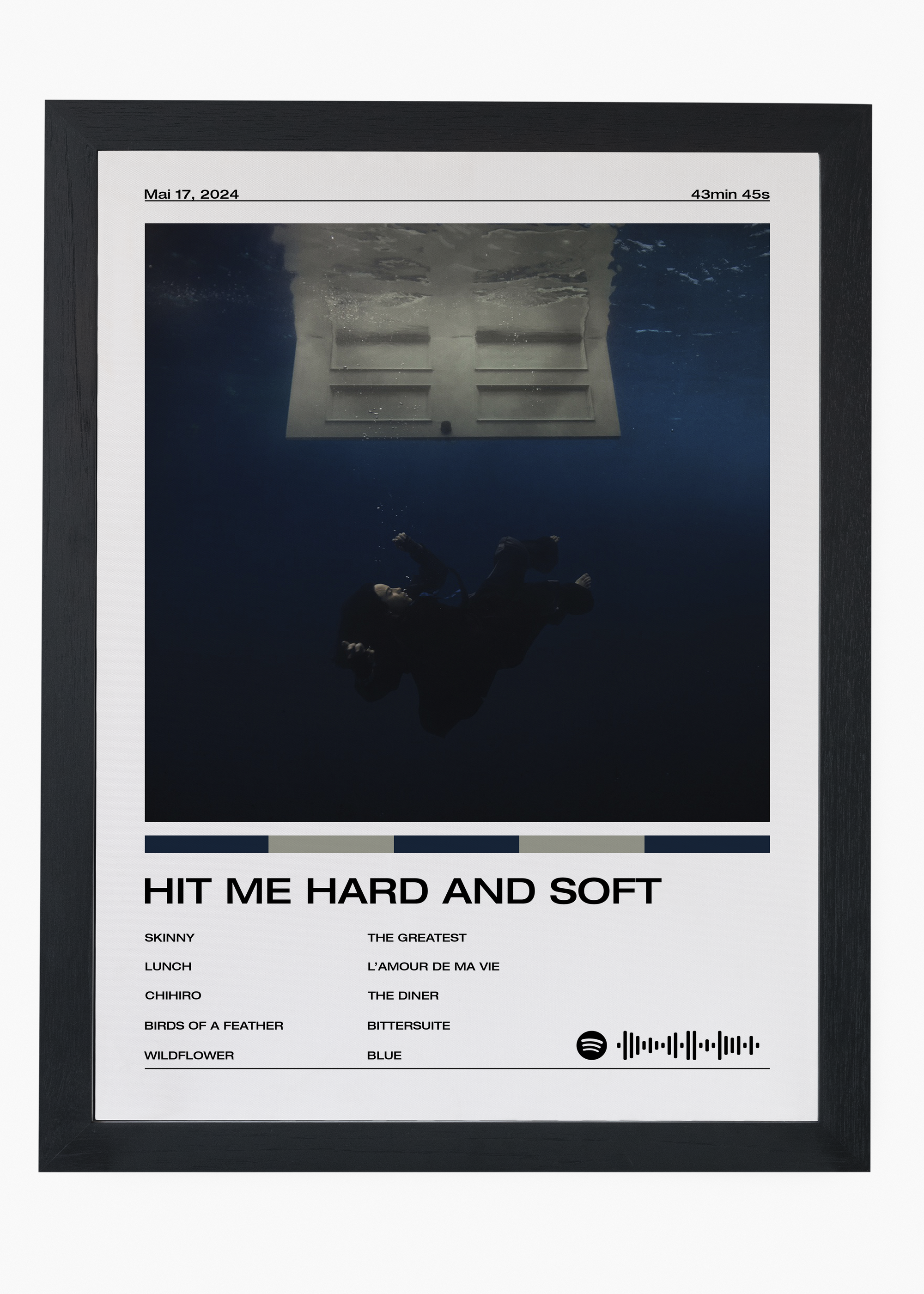 Quadro Billie Eilish Hit Me Hard and Soft - 4