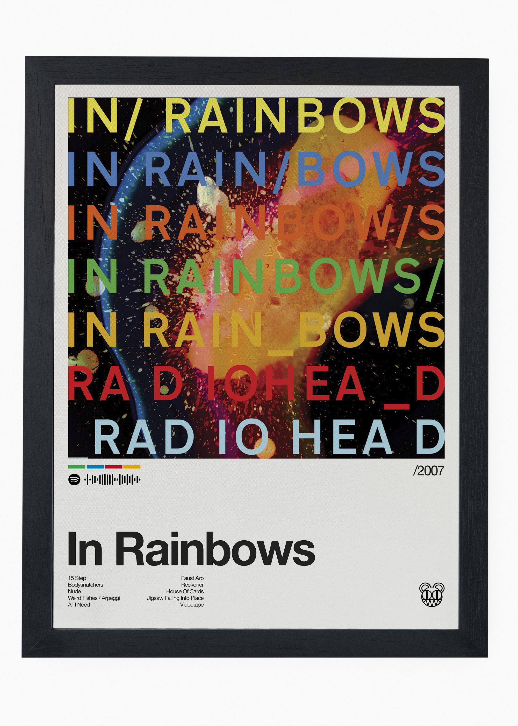 Quadro Radiohead In Rainbows - 4