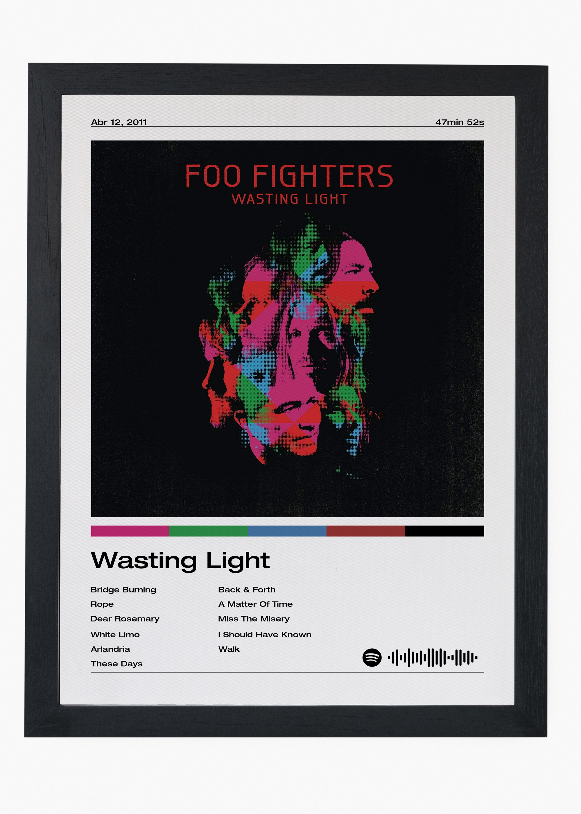 Quadro Foo Fighters Wasting Light - 4