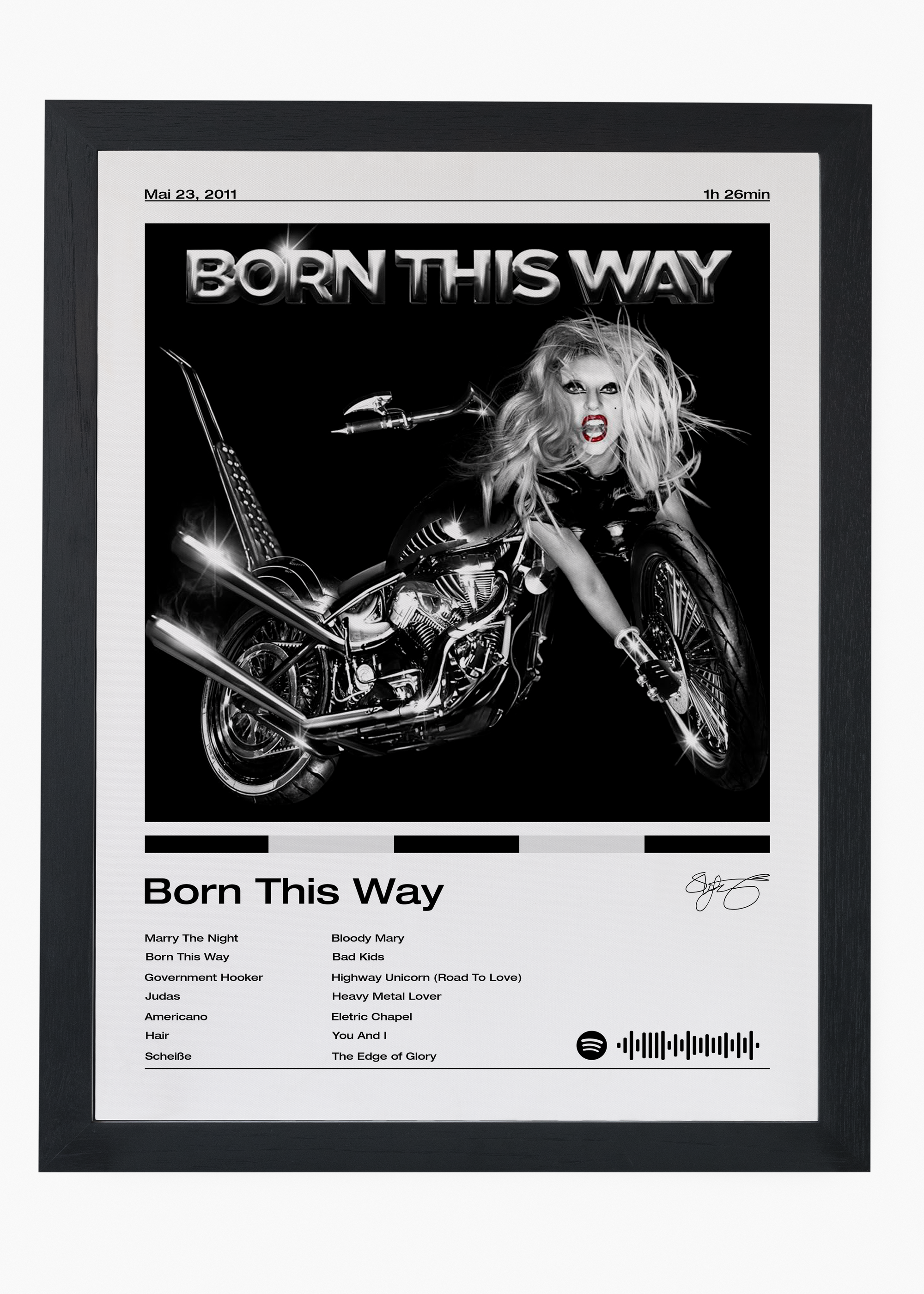 Quadro Lady Gaga Born This Way - 4