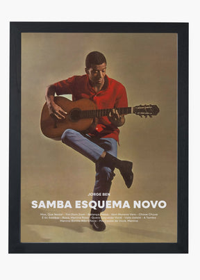 Quadro Jorge Ben Samba Esquema Novo Capa