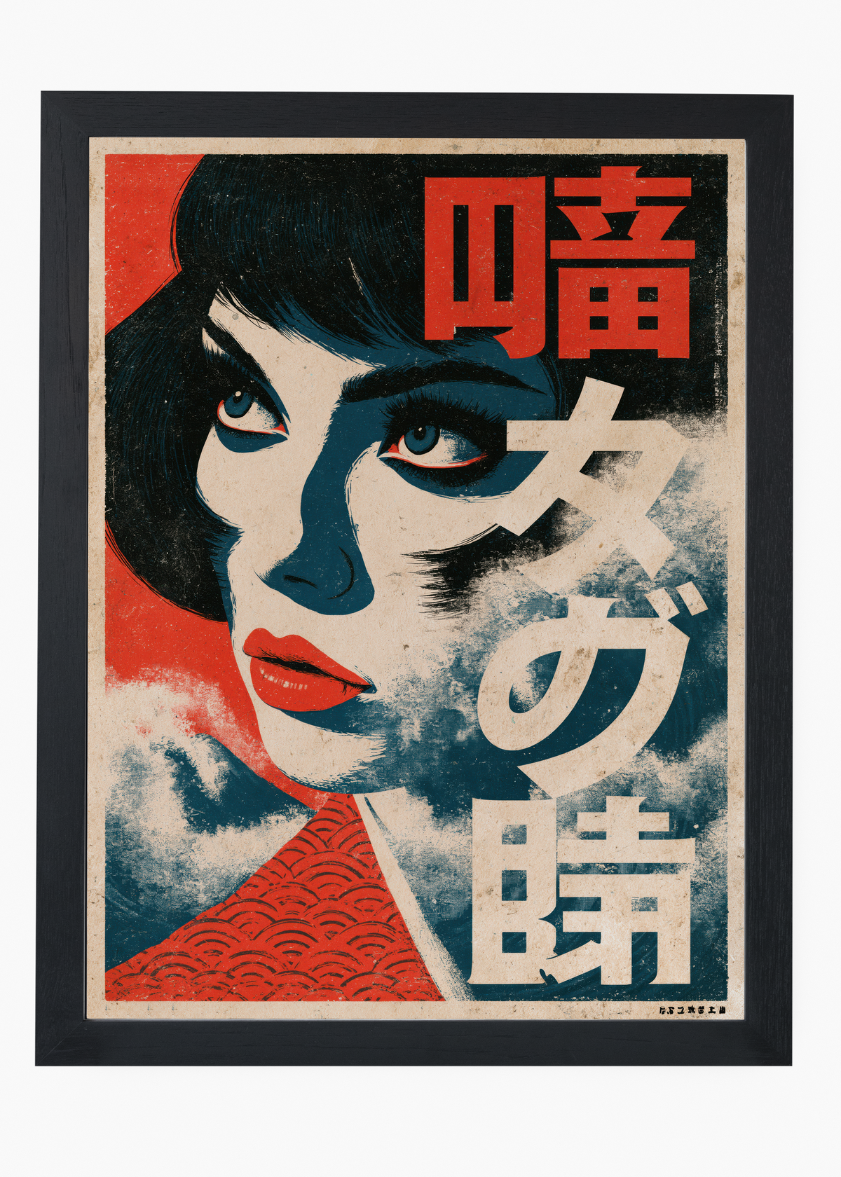 Quadro Japonês Kemuri Bijin - 4