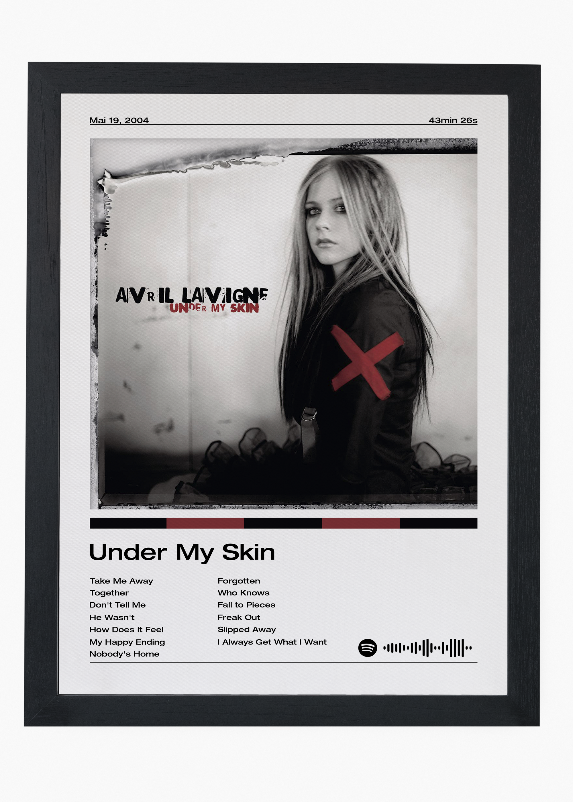 Quadro Avril Lavigne Under My Skin - 4