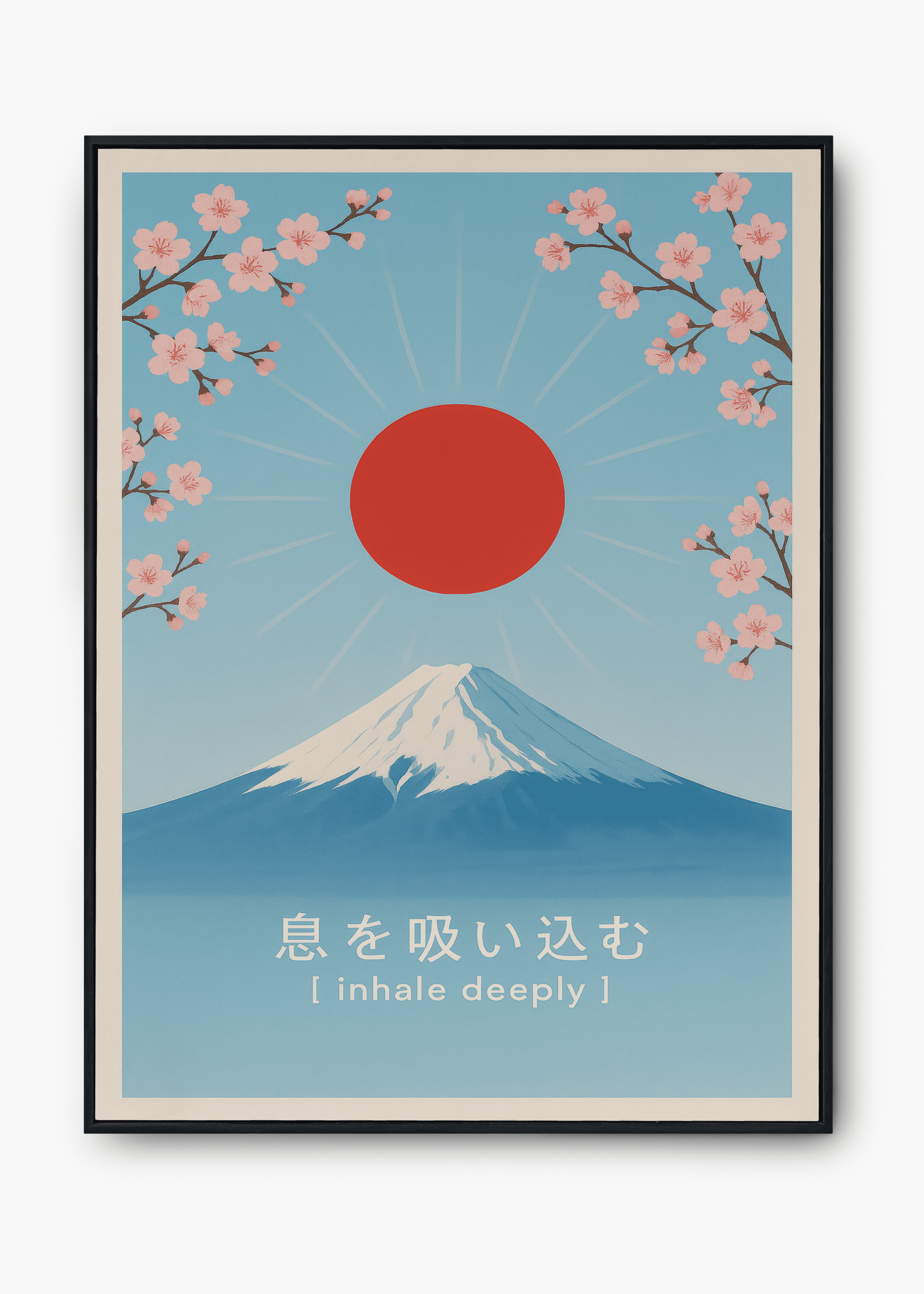 Quadro Japonês Fuji Breathe
