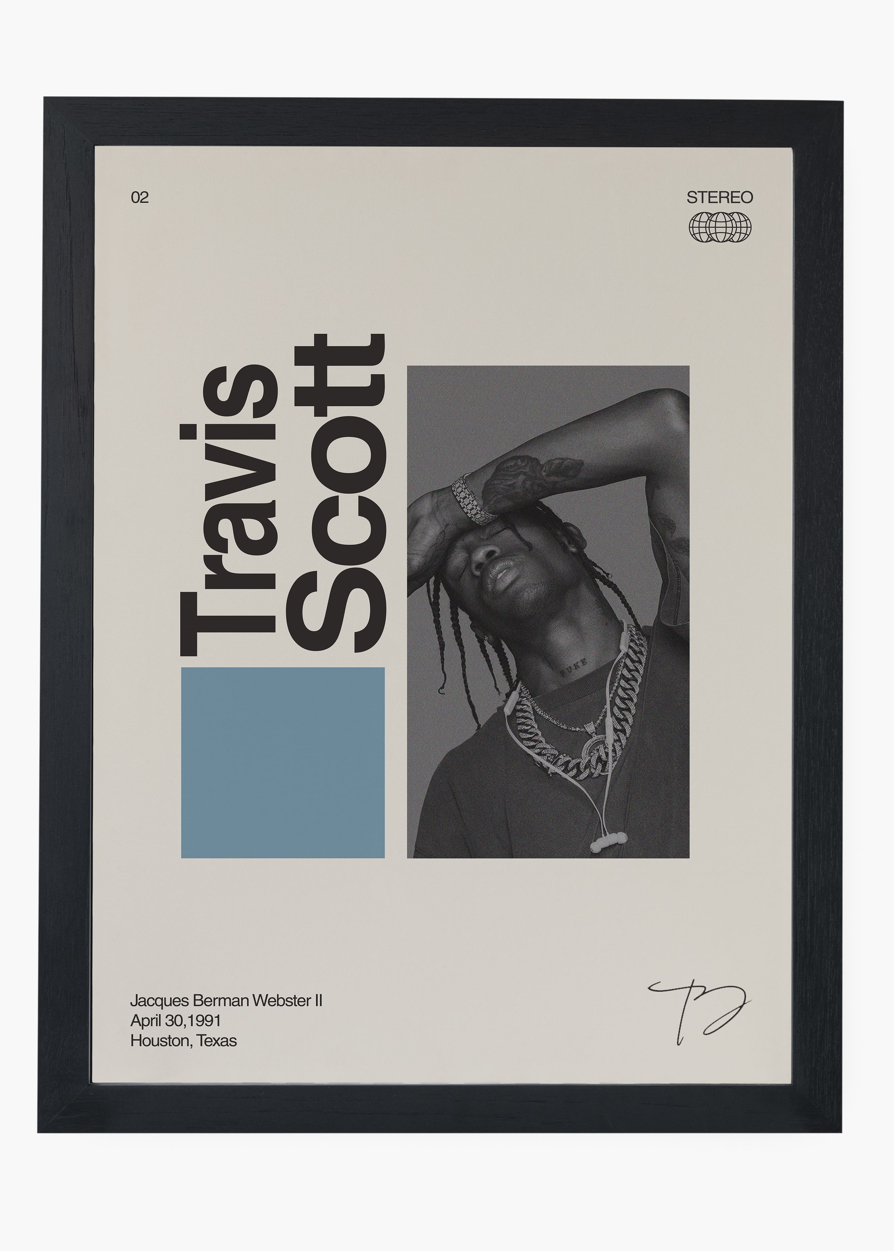 Quadro Signature Travis Scott