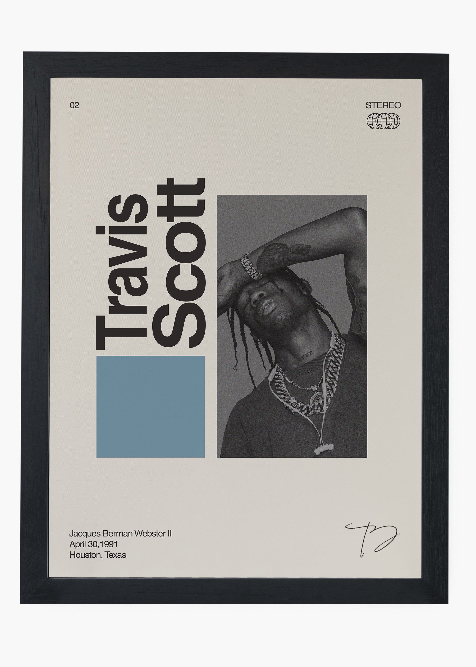 Quadro Signature Travis Scott