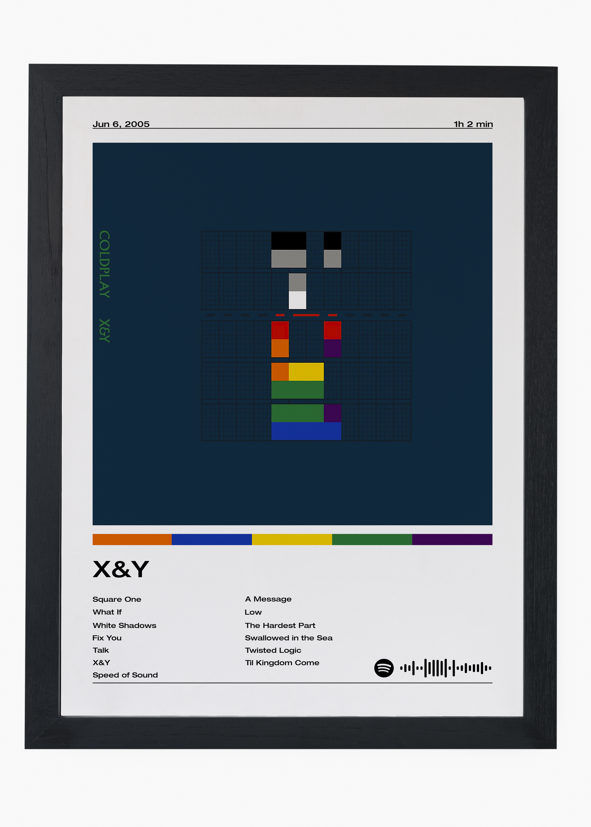 Quadro Coldplay X&Y - 4