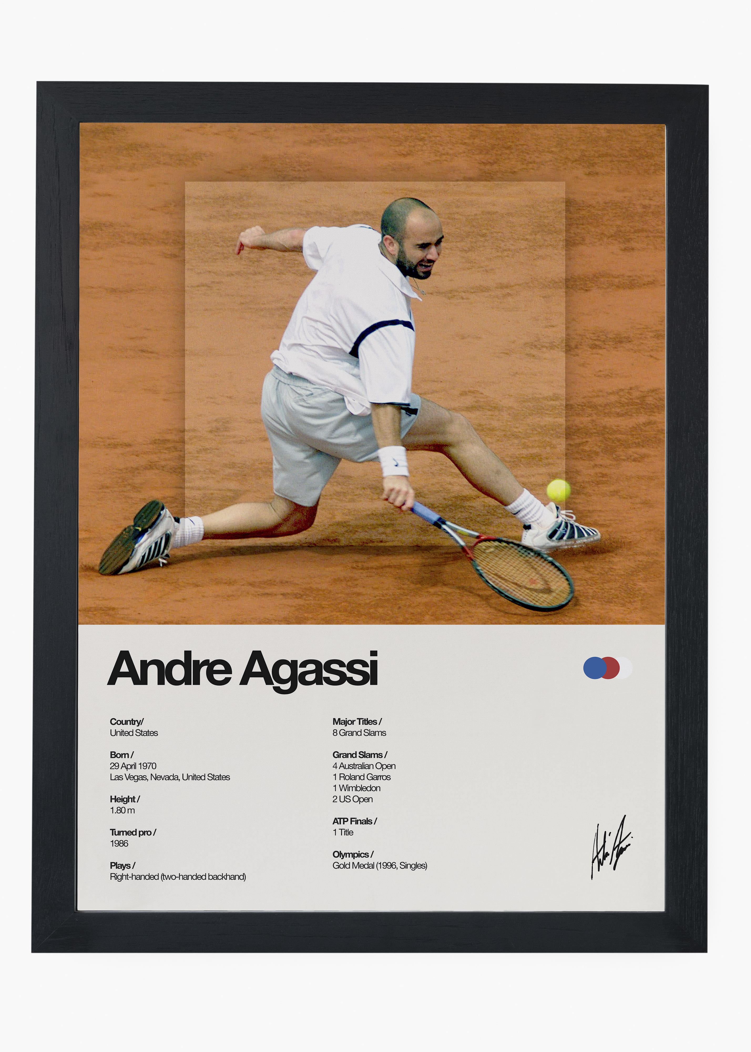 Quadro Andre Agassi