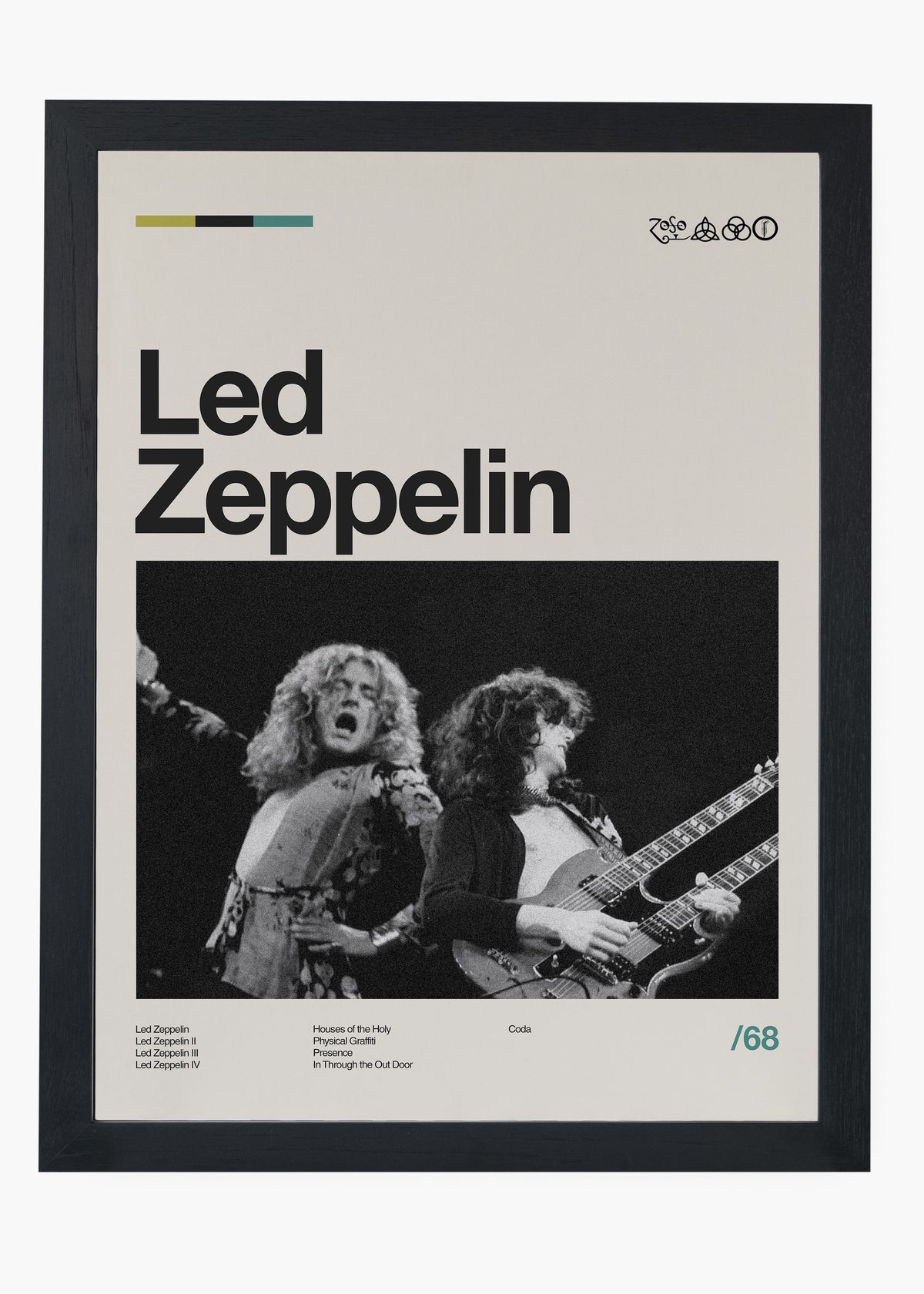 Quadro Led Zeppelin Banda
