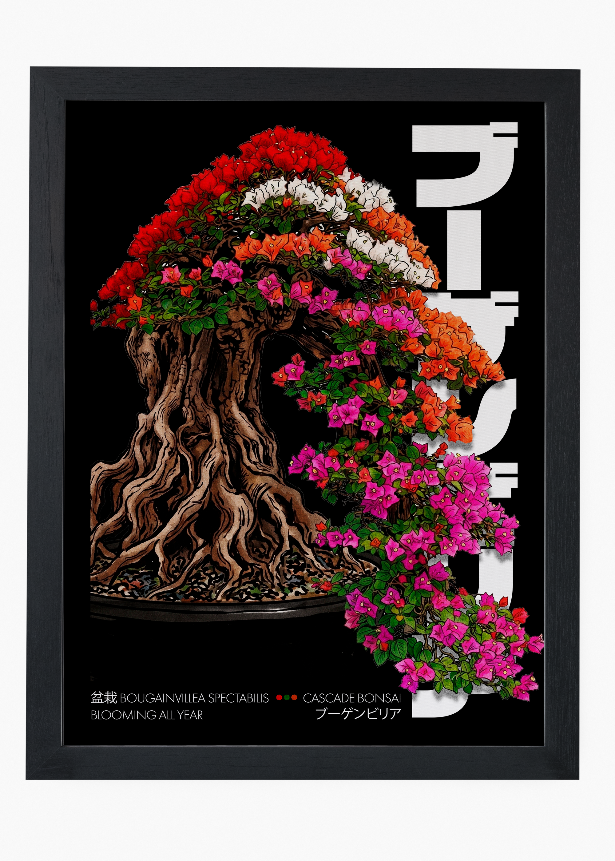 Quadro Cascade Bonsai Black - 4