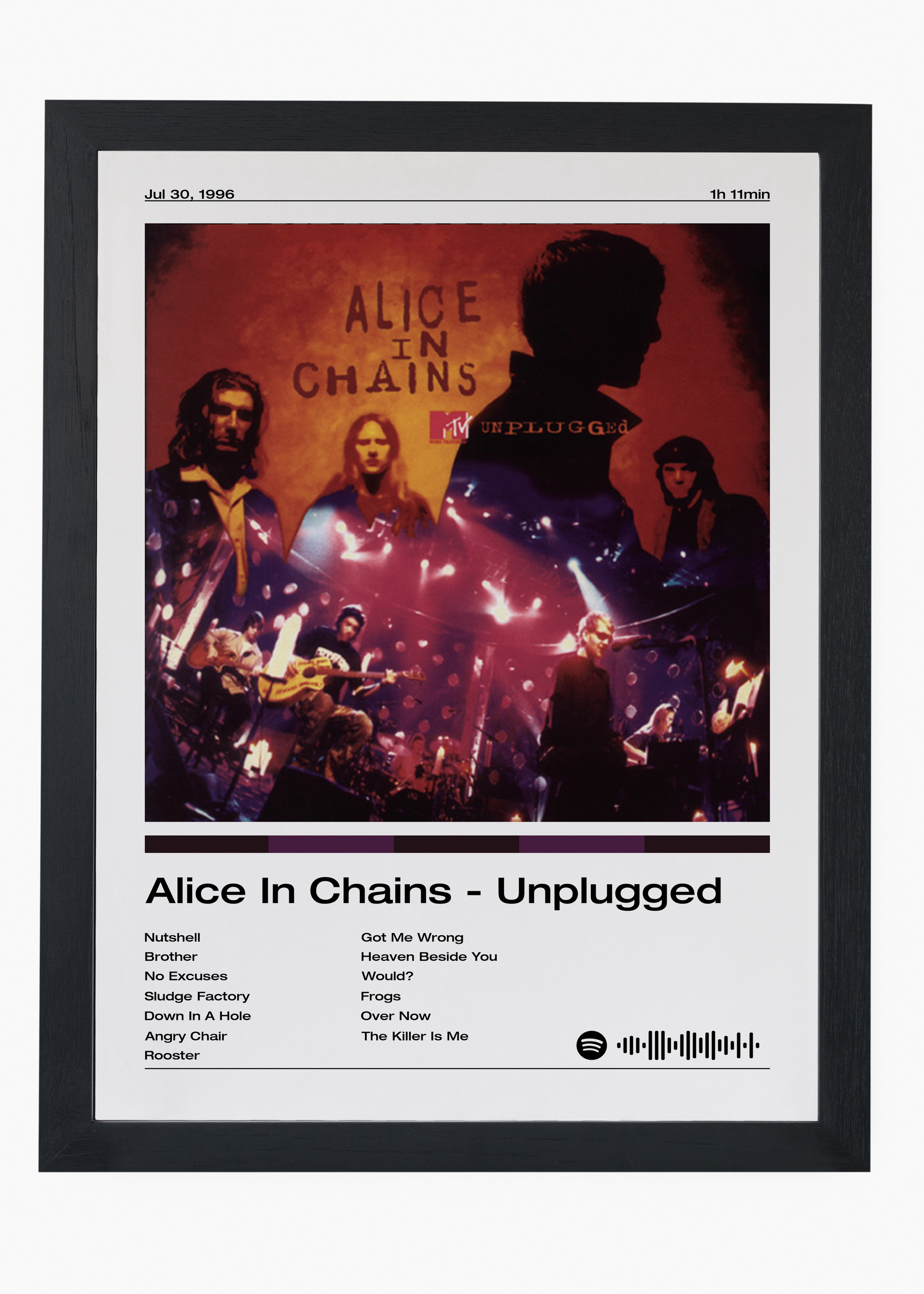 Quadro Alice in Chains Unplugged - 4