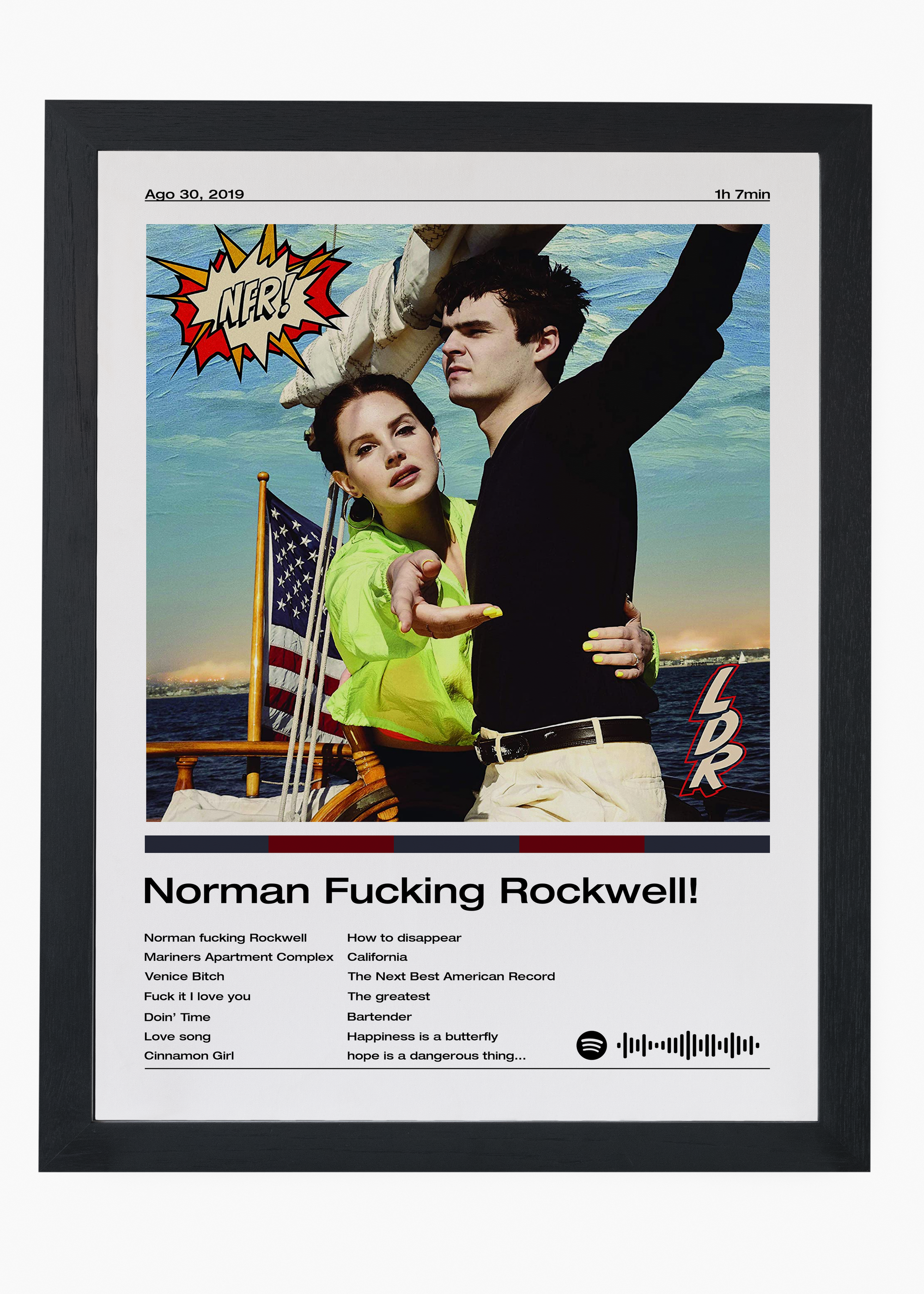 Quadro Lana Del Rey Norman Fucking Rockwell - 4