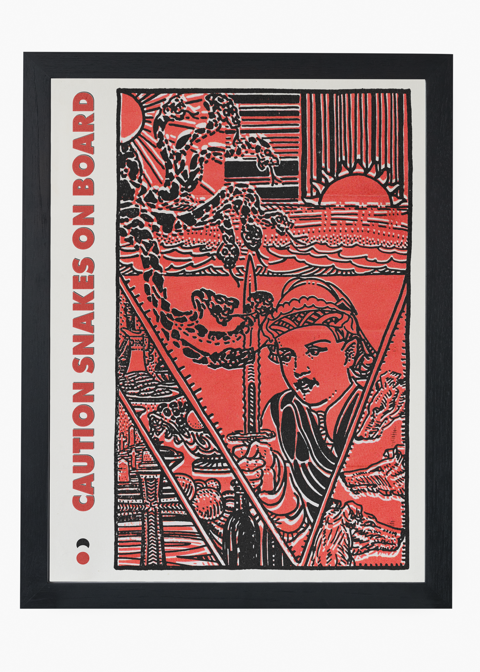 Quadro Caution Snakes on Board - 4