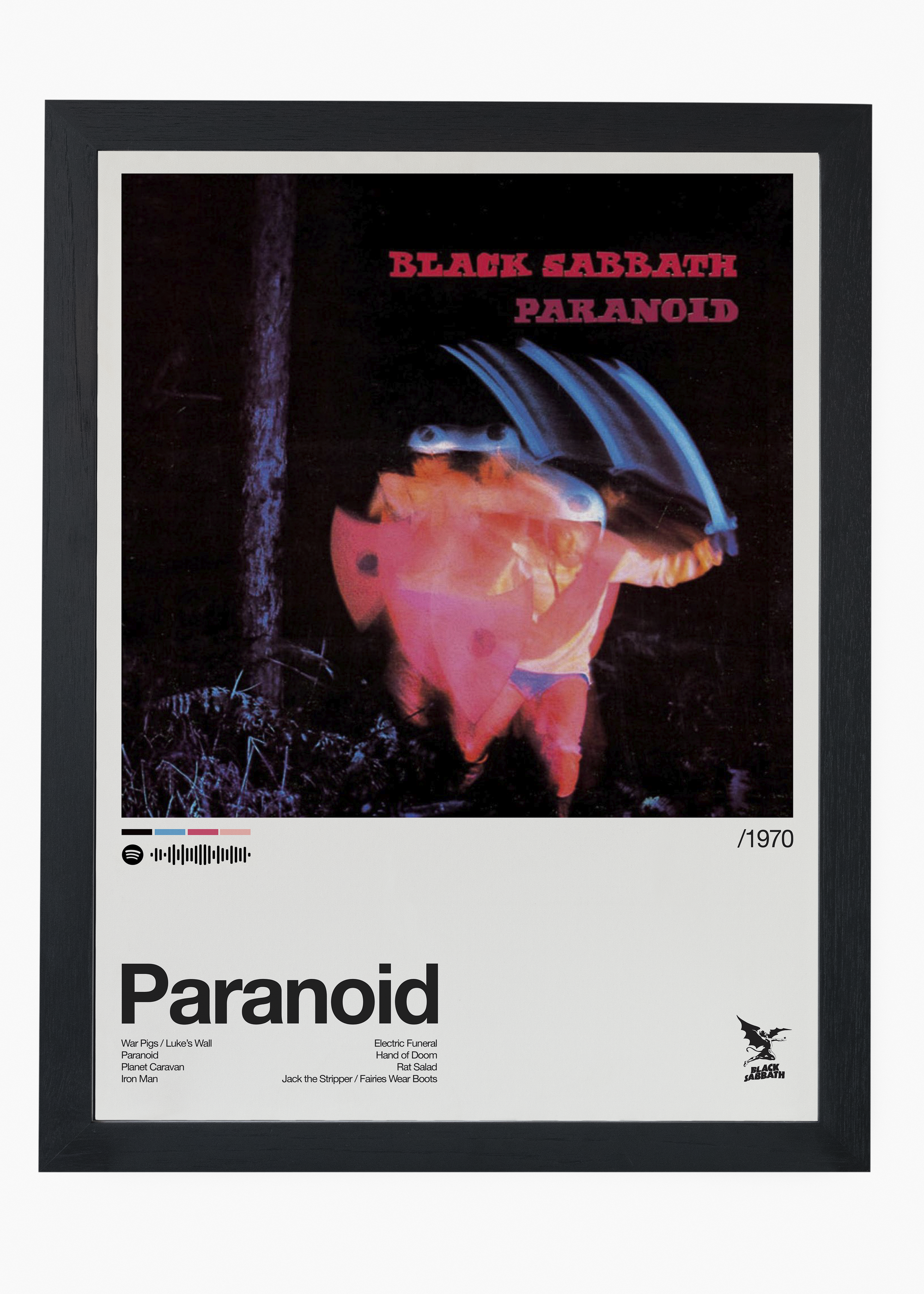 Quadro Black Sabbath Paranoid II - 4