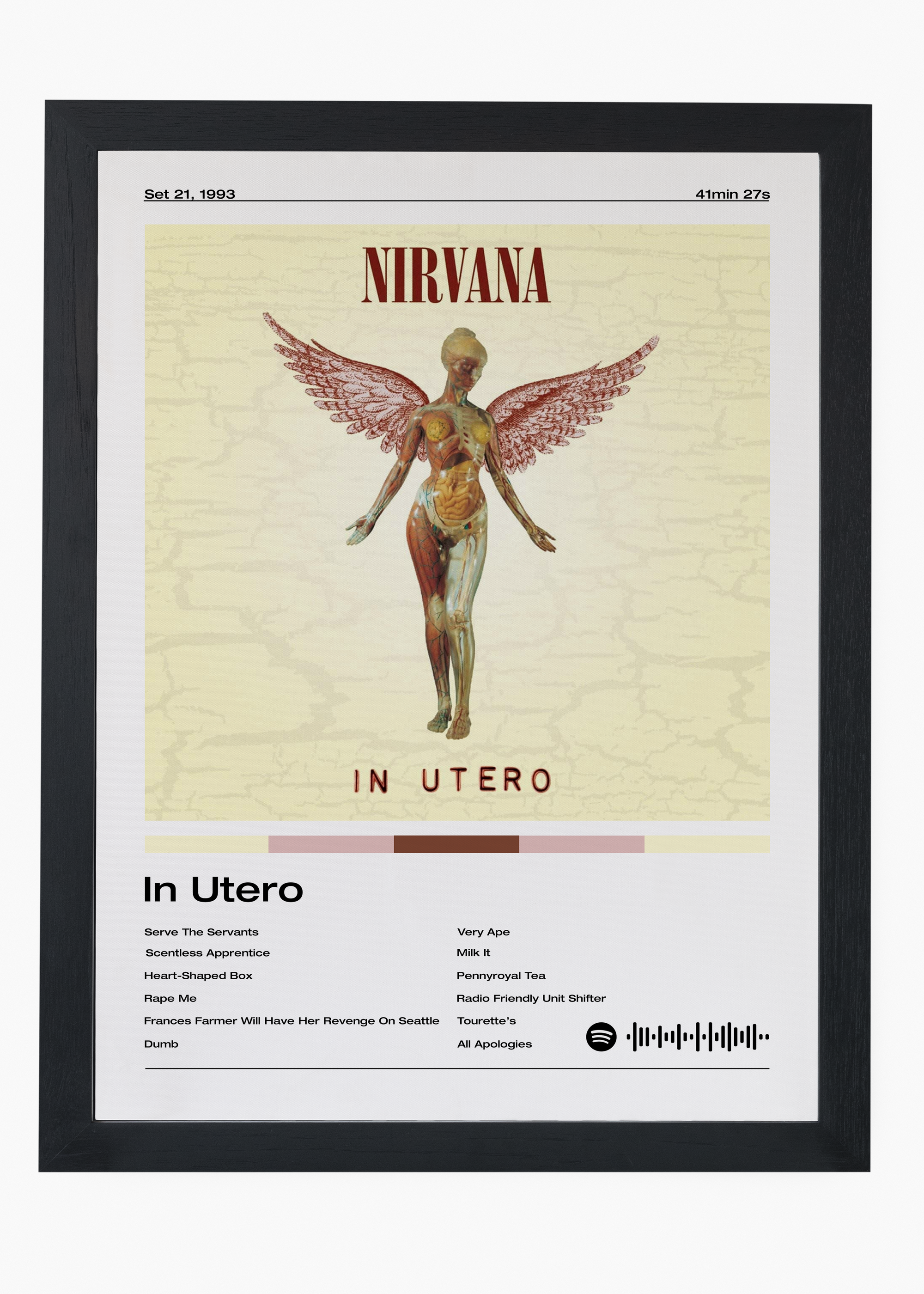 Quadro Nirvana In Utero - 4
