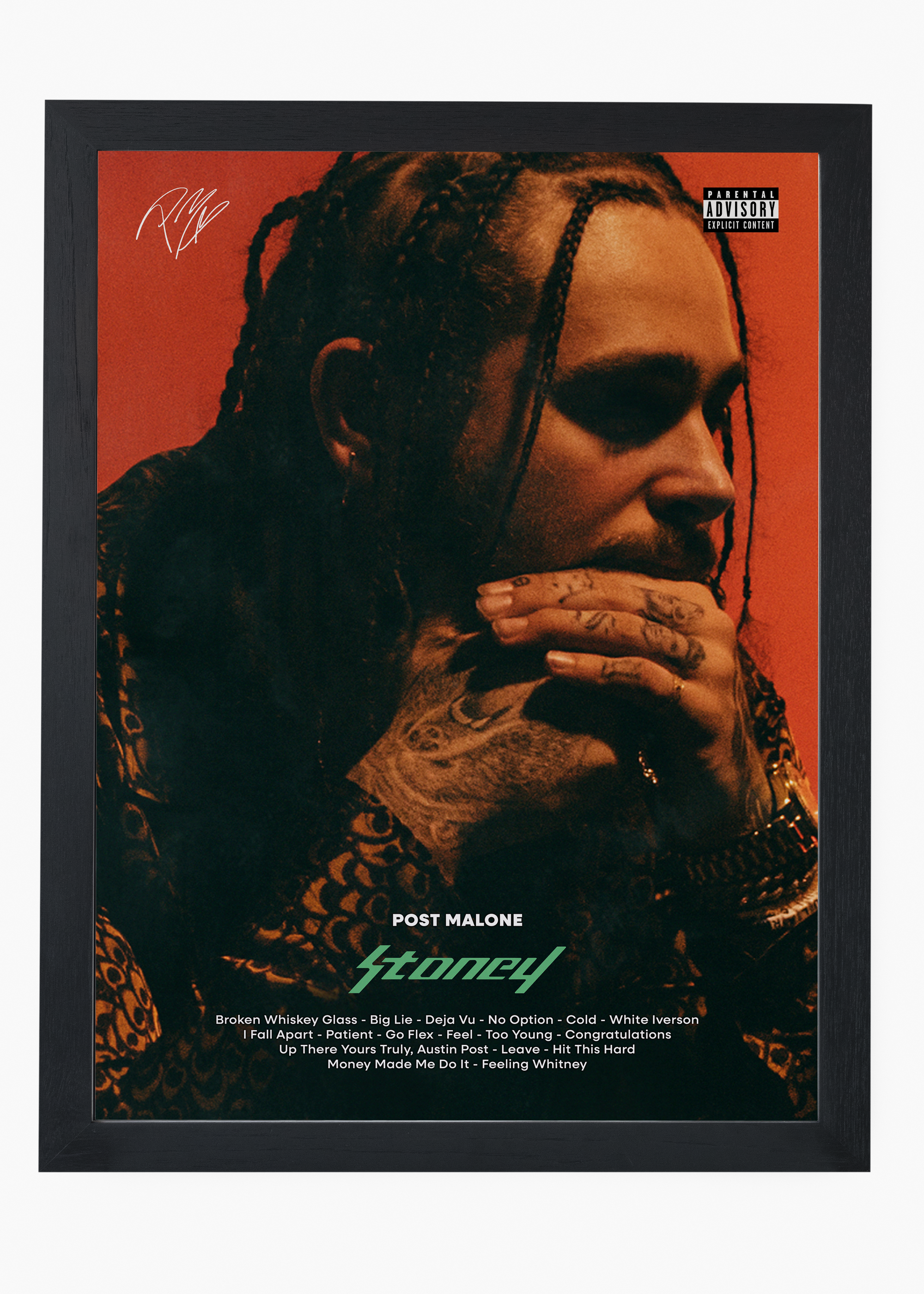Quadro Post Malone Stoney Capa - 4