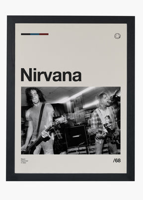 Quadro Nirvana Bandas